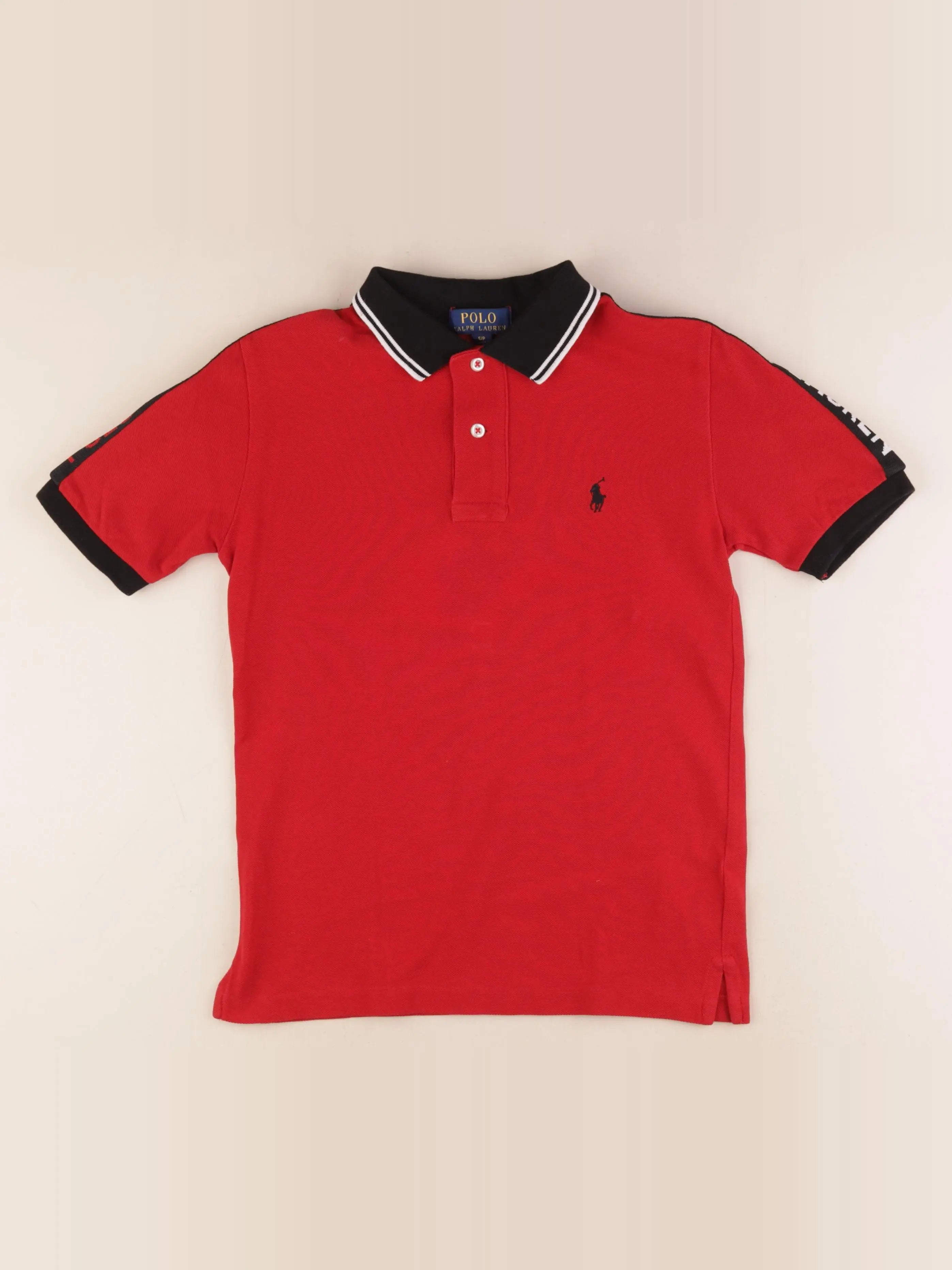 Ralph Lauren - polo rouge - 8 ans