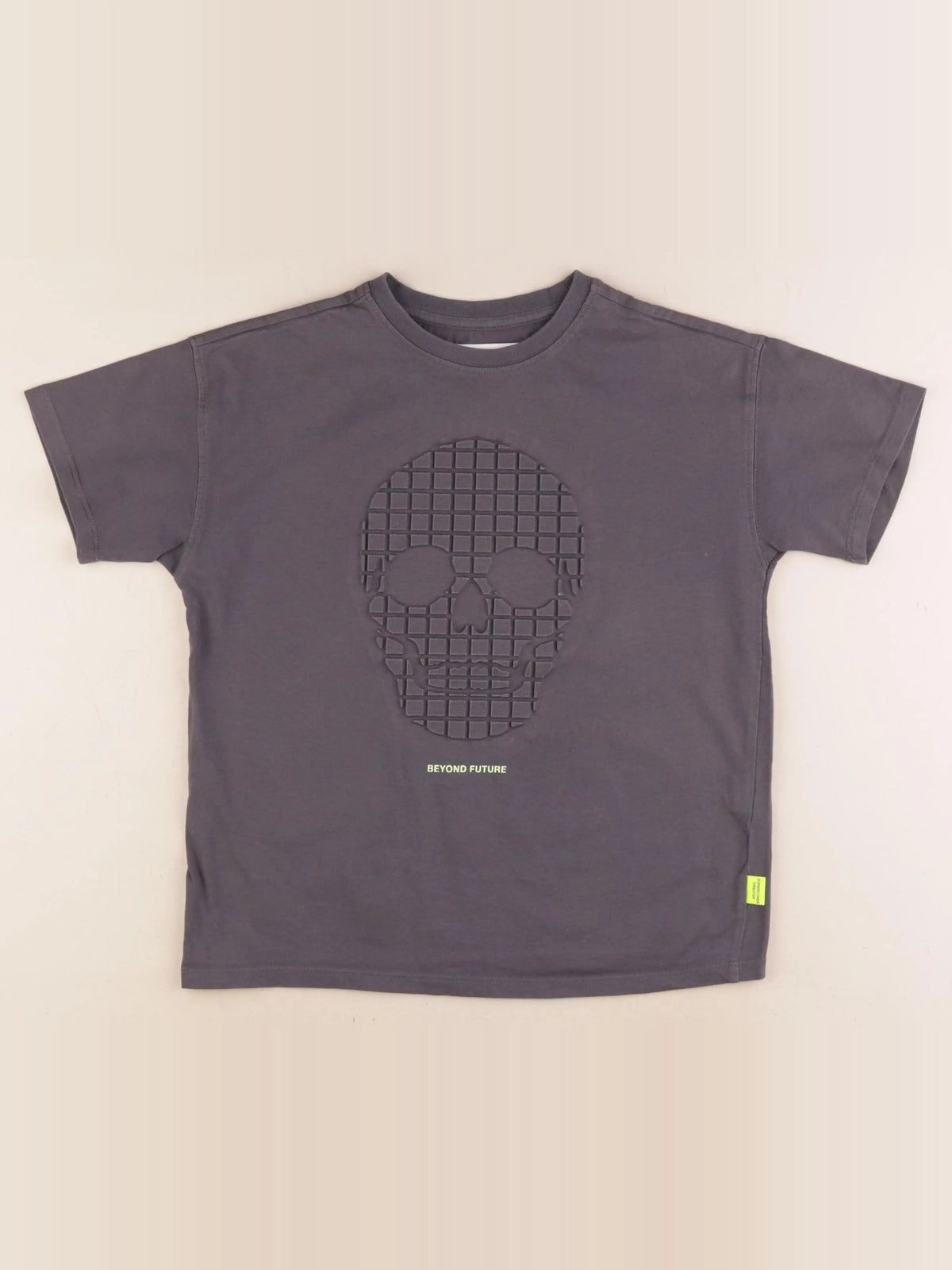 Zara - tee-shirt gris - 7 ans