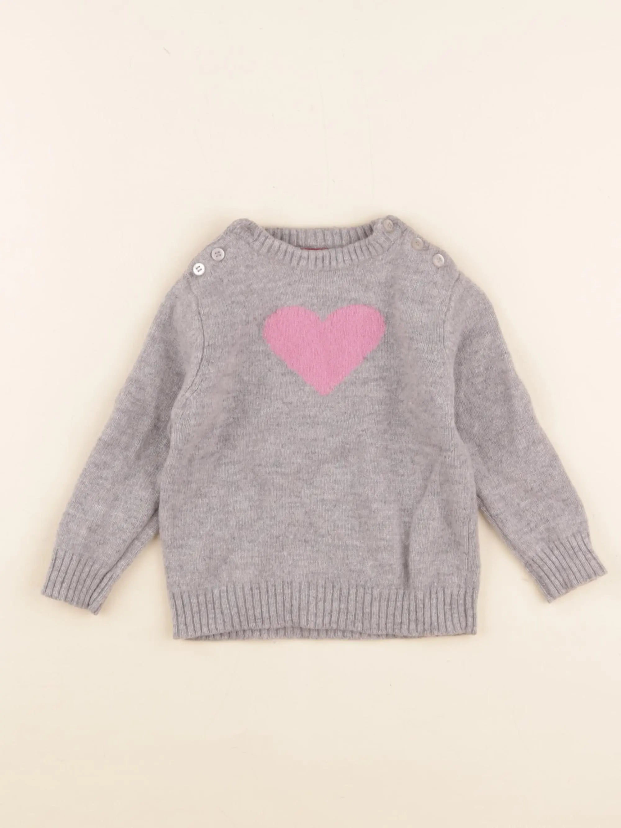 Acanthe - pull gris - 2 ans