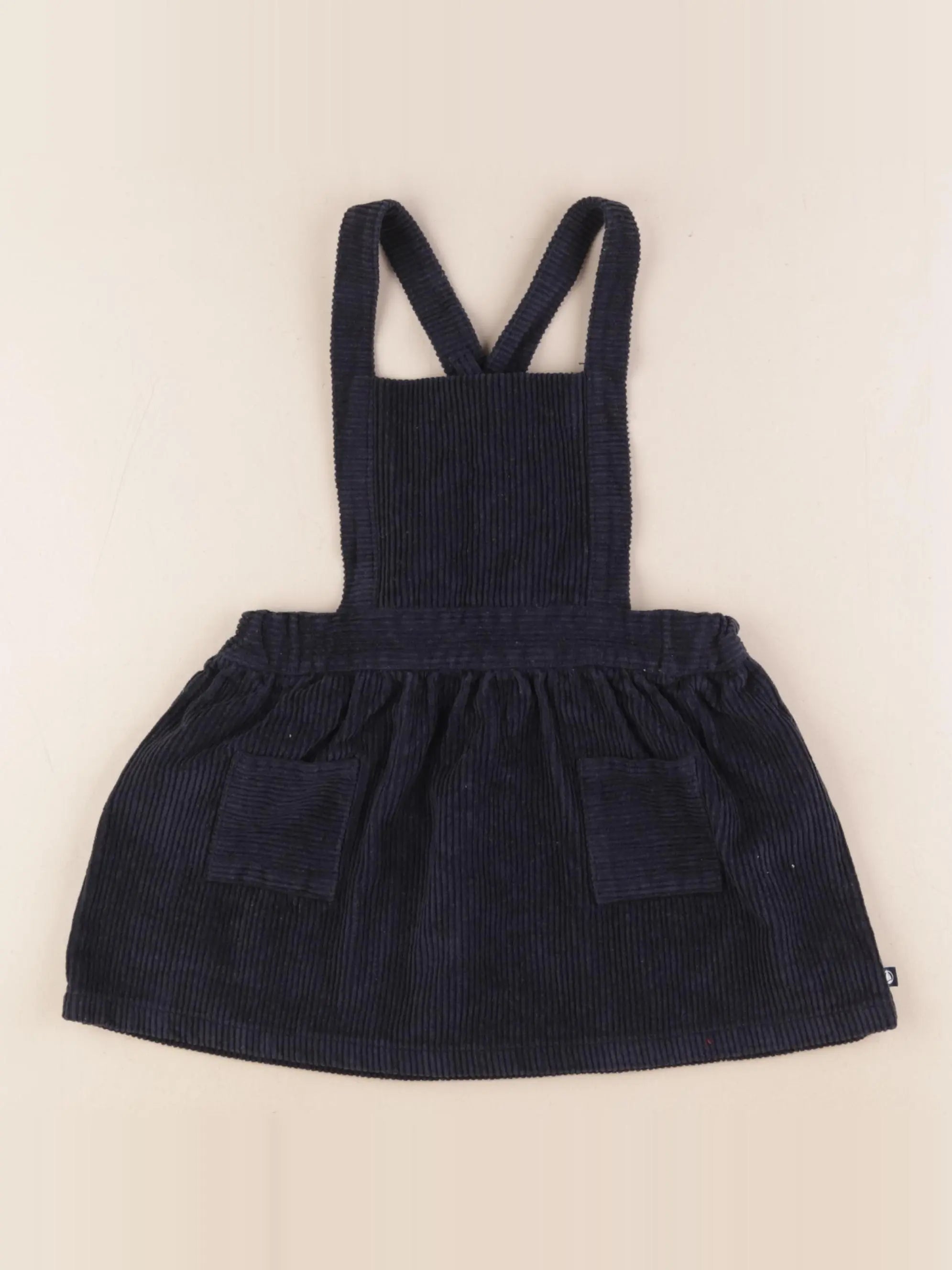 Petit Bateau - robe bleu - 24 mois