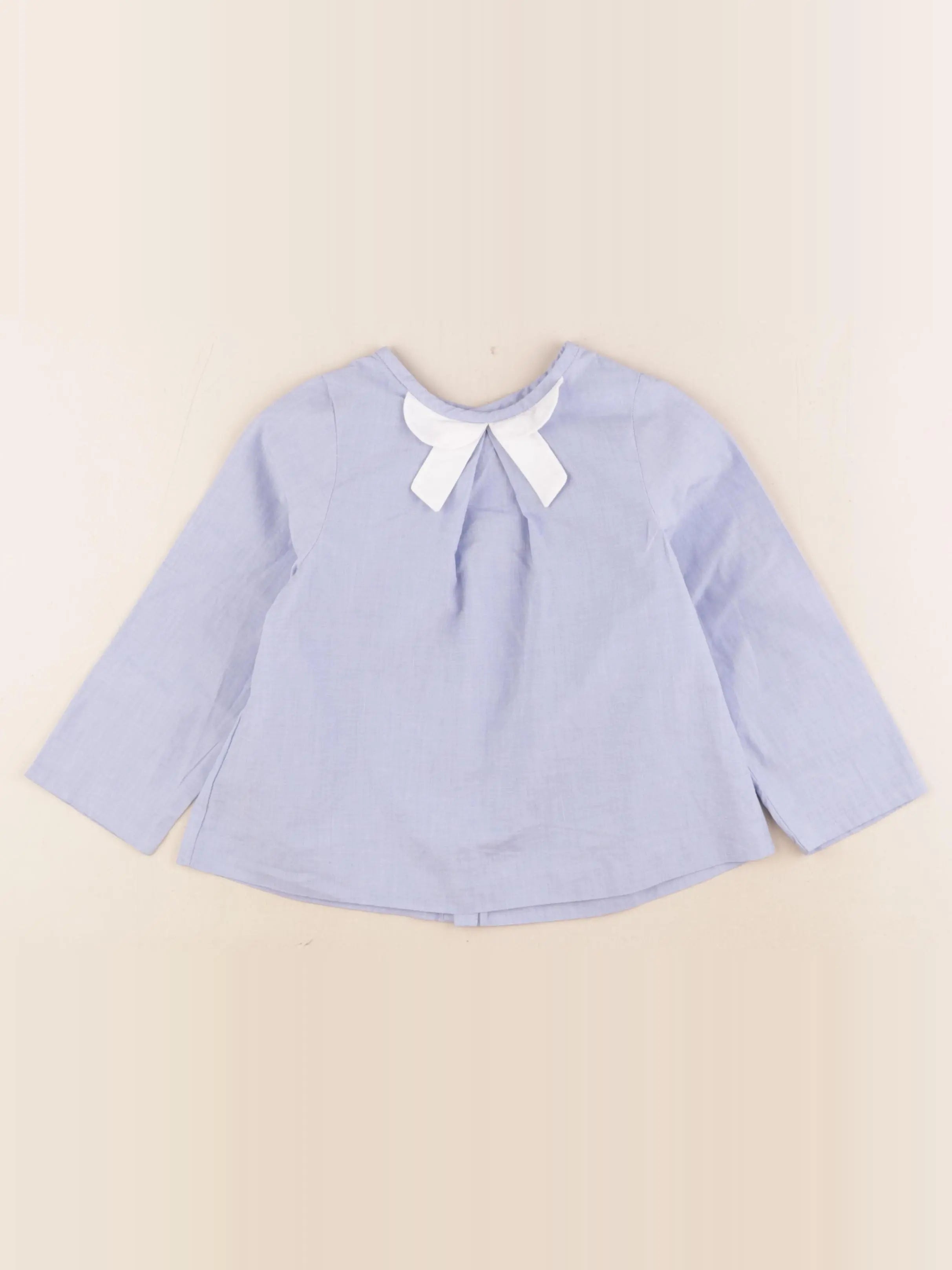 Jacadi - blouse bleu - 36 mois