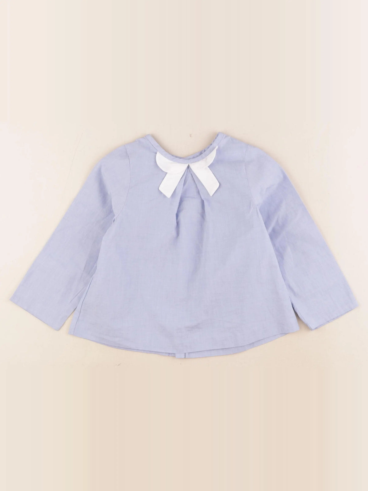 Jacadi - blouse bleu - 24 mois