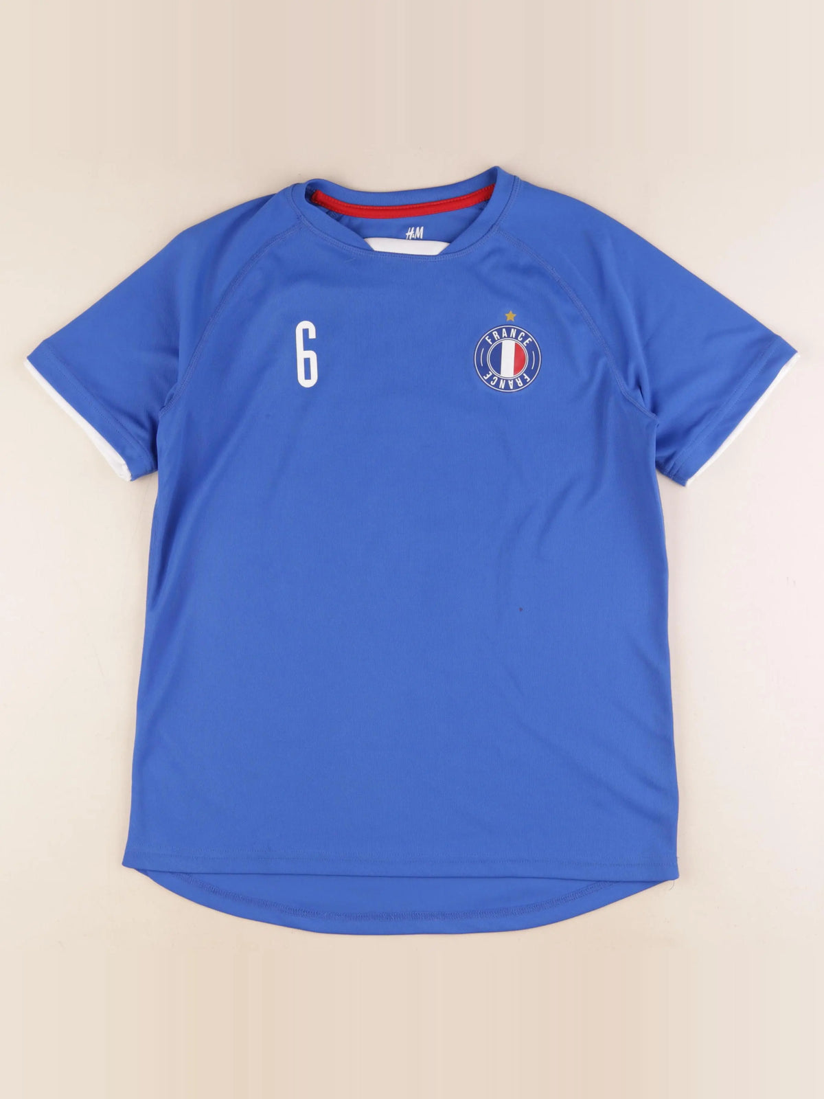 H&M - tee-shirt imprimé au dos bleu - 12/14 ans
