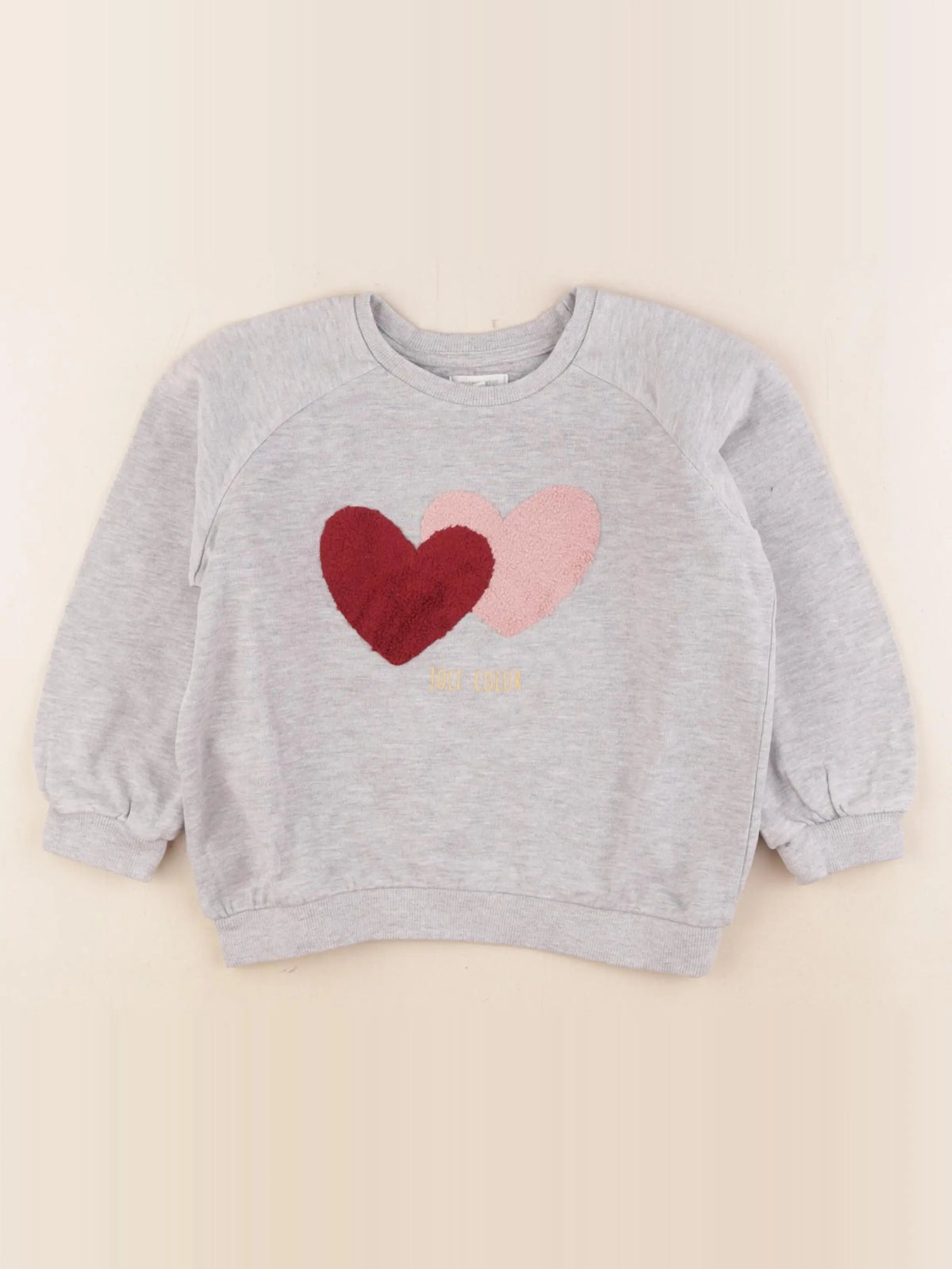Vertbaudet - sweat gris - 6 ans