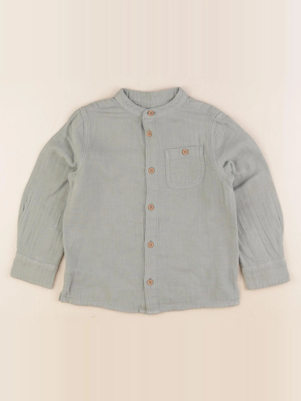 Monoprix - chemise vert - 3 ans
