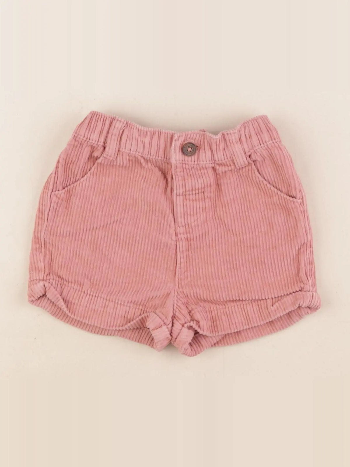Vertbaudet - short rose - 9 mois