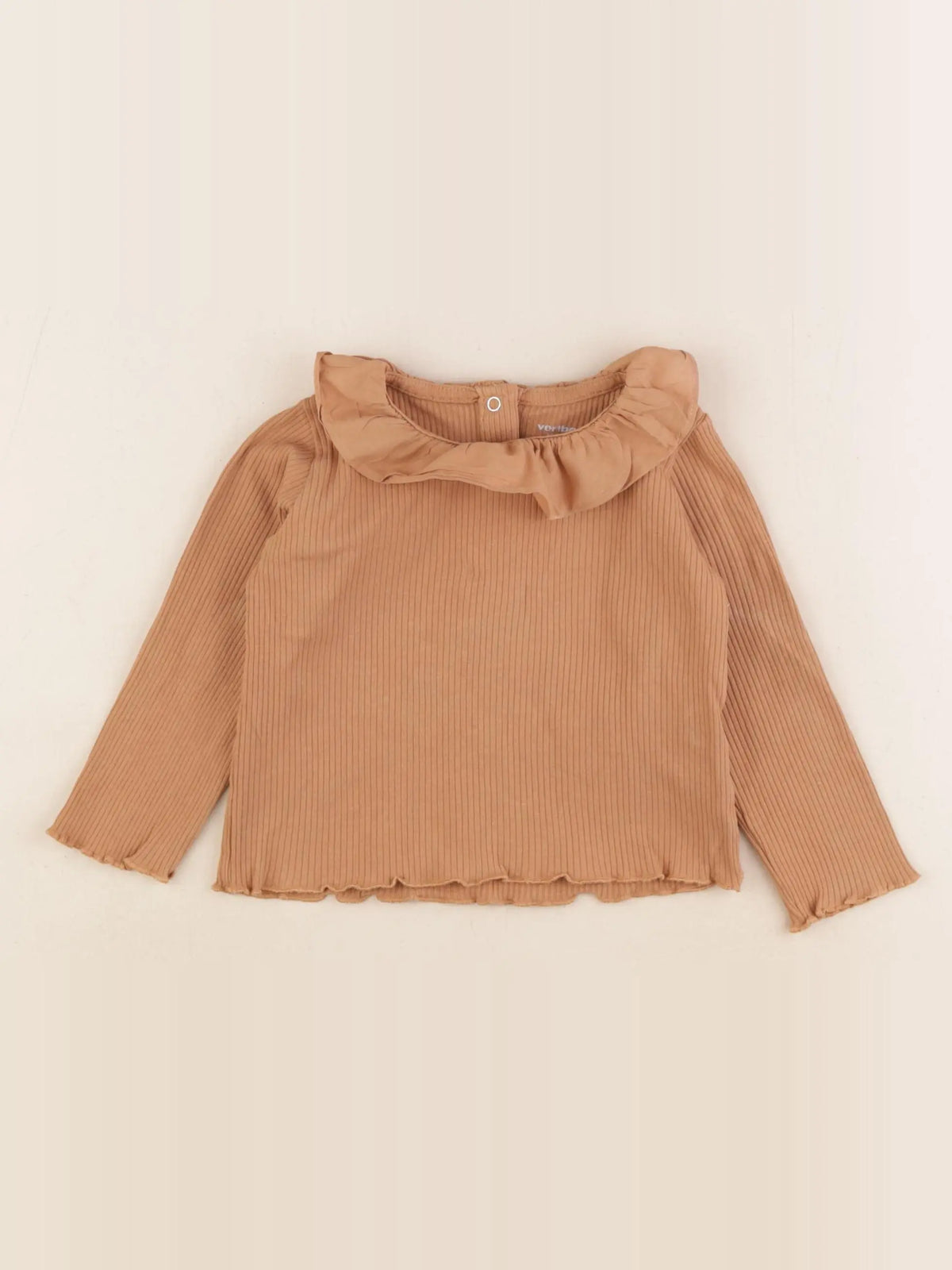 Vertbaudet - tee-shirt marron - 18 mois