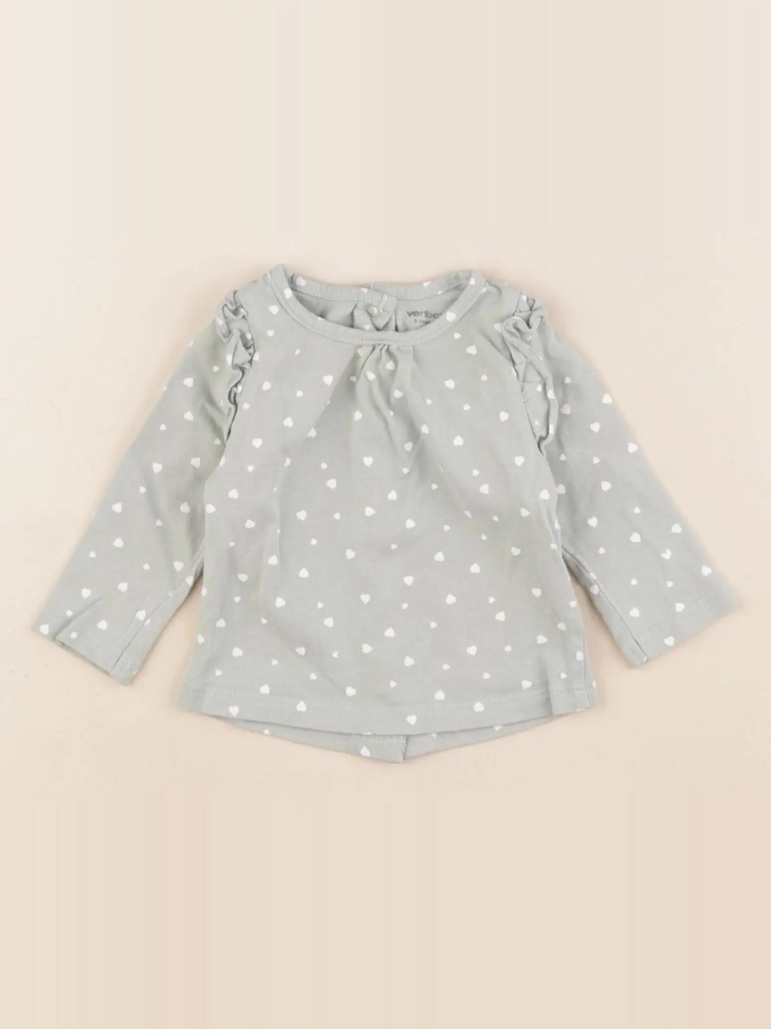 Vertbaudet - tee-shirt vert - 3 mois