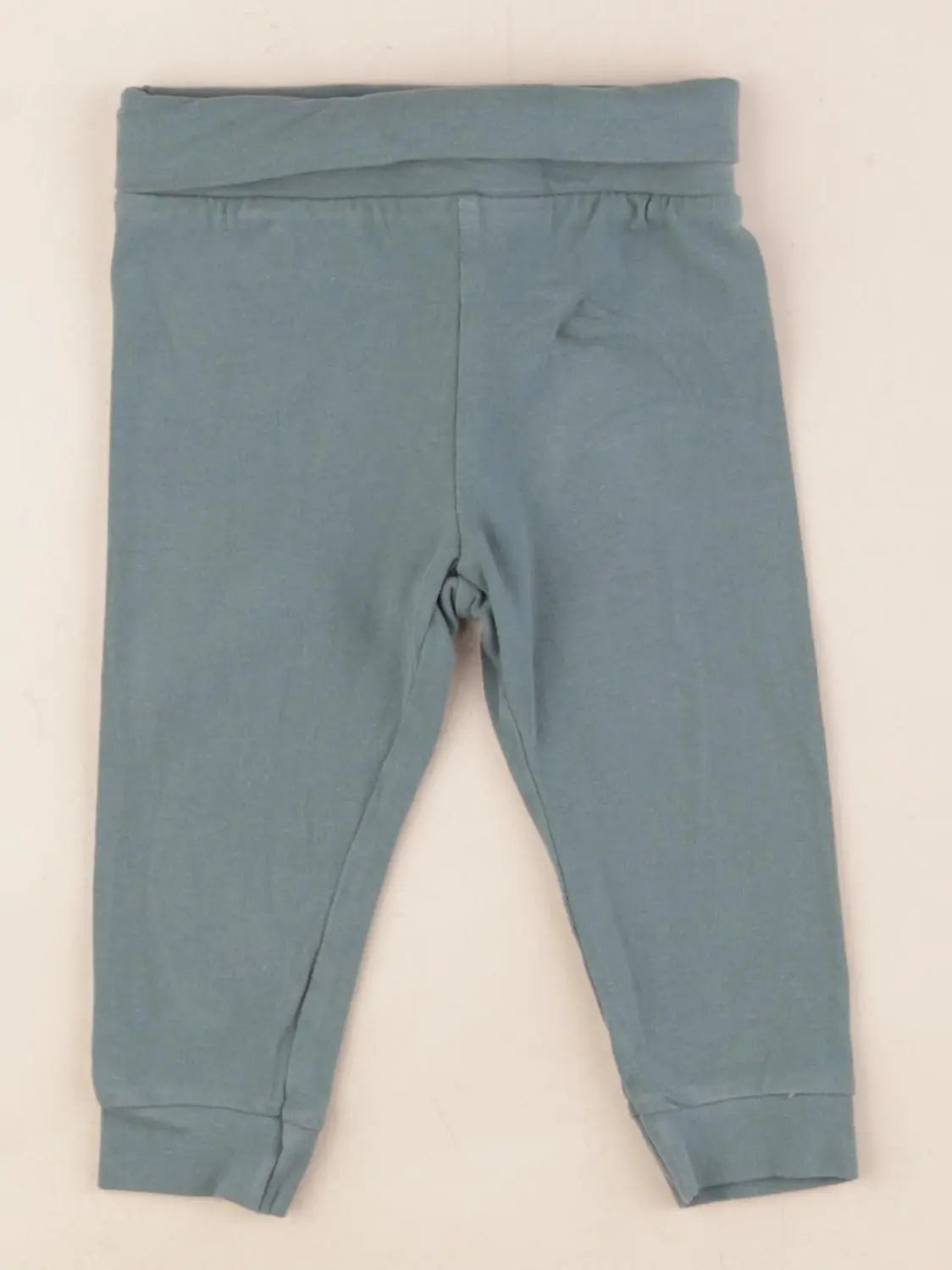 Vertbaudet - legging vert - 9 mois