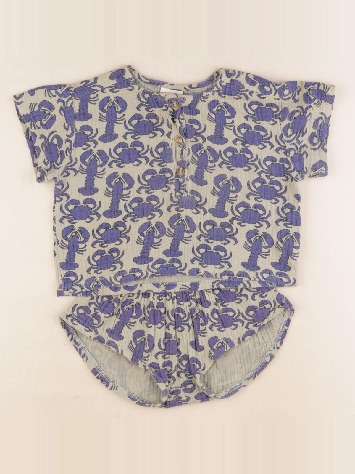 Gamin gamine - ensemble multicolore - 12/18 mois