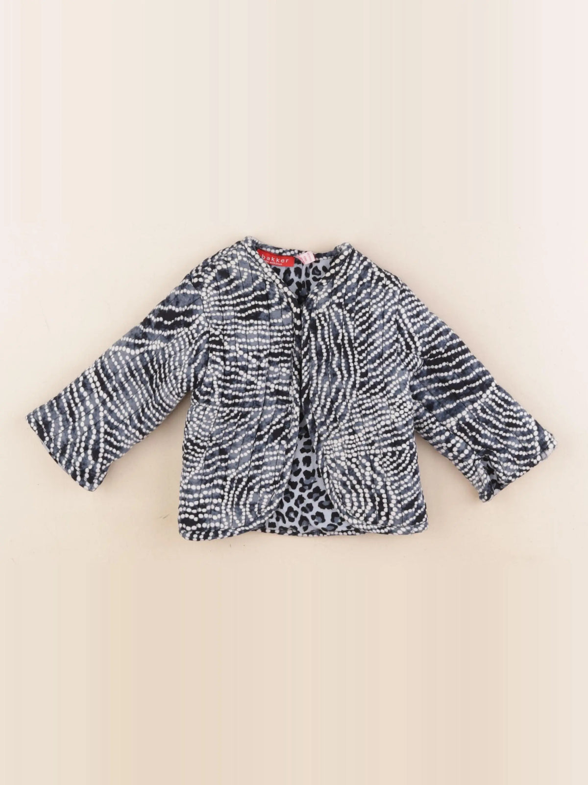 Bakker Made With Love - gilet bleu - 6 mois