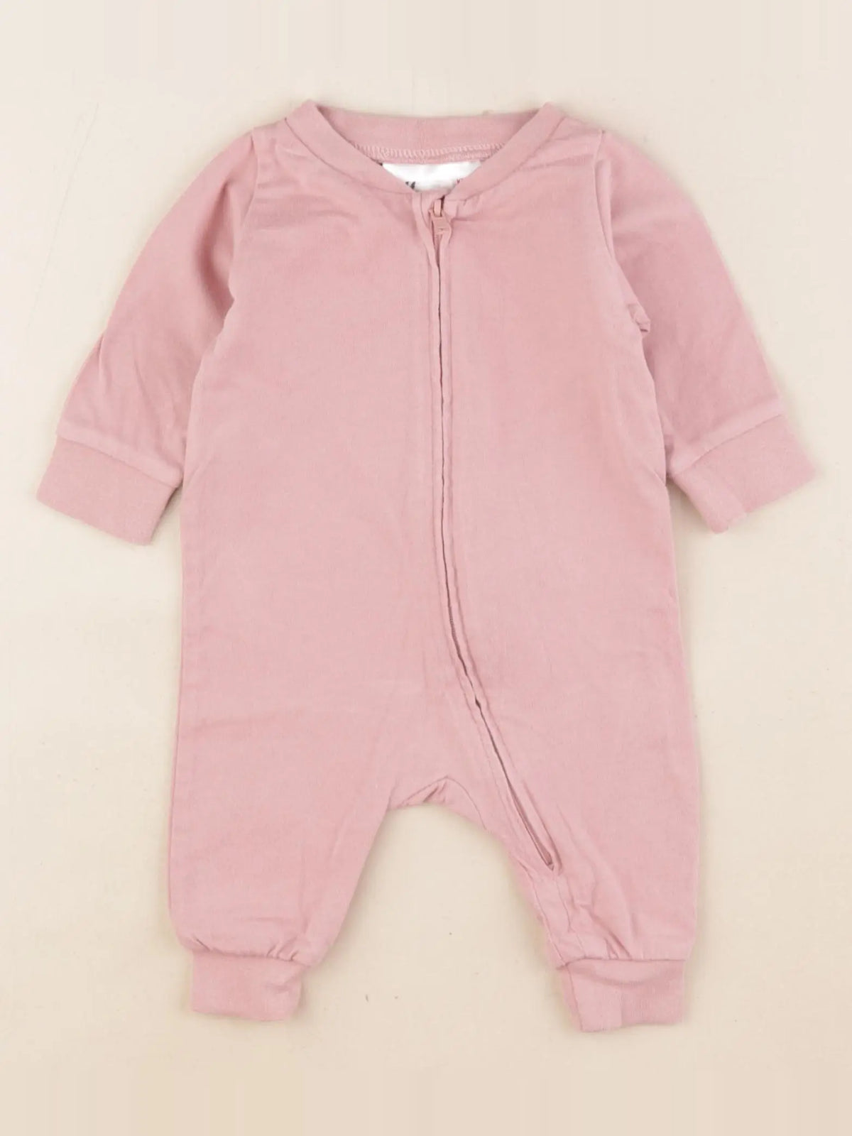 H&M - pyjama coton rose - 0/1 mois