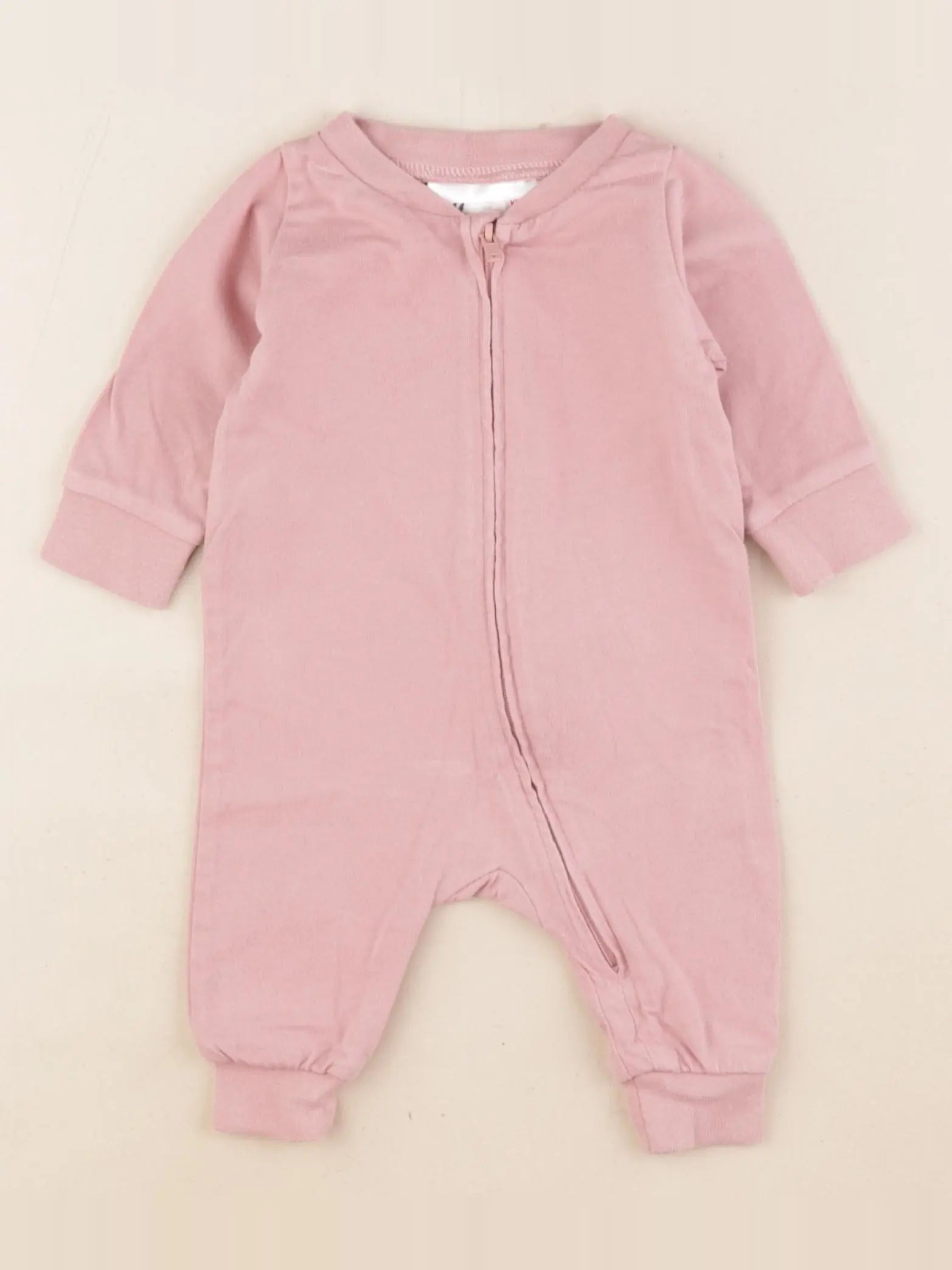 H&M - pyjama coton rose - 0/1 mois