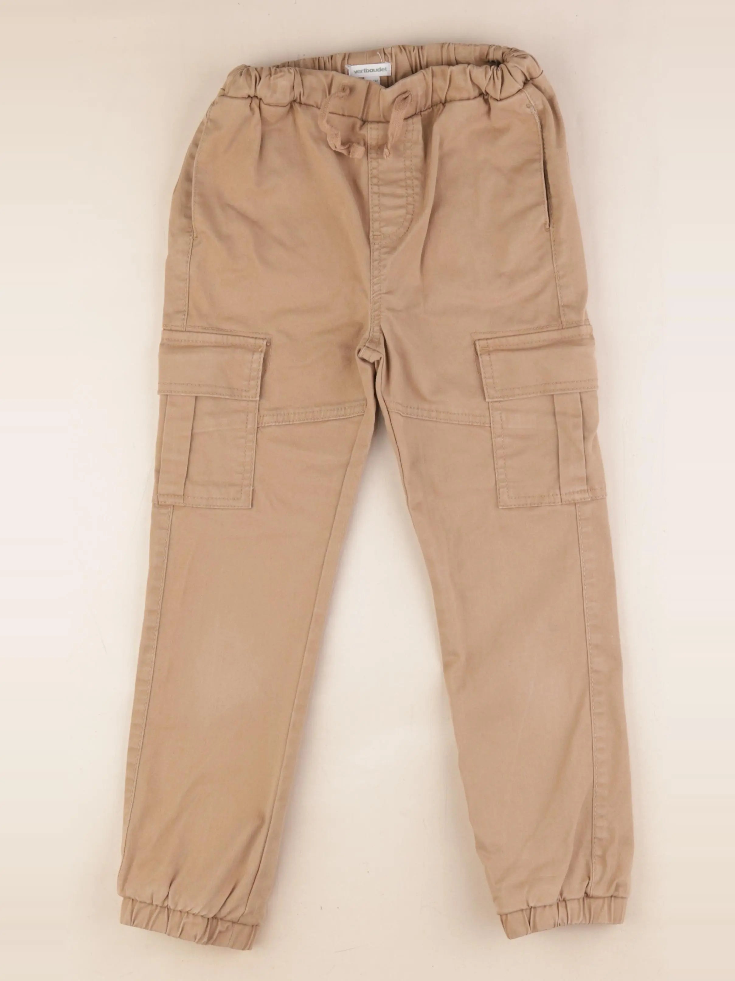 Vertbaudet - pantalon marron - 9 ans