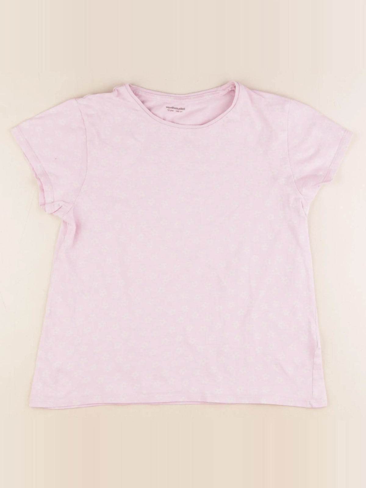 Vertbaudet - tee-shirt rose - 12 ans
