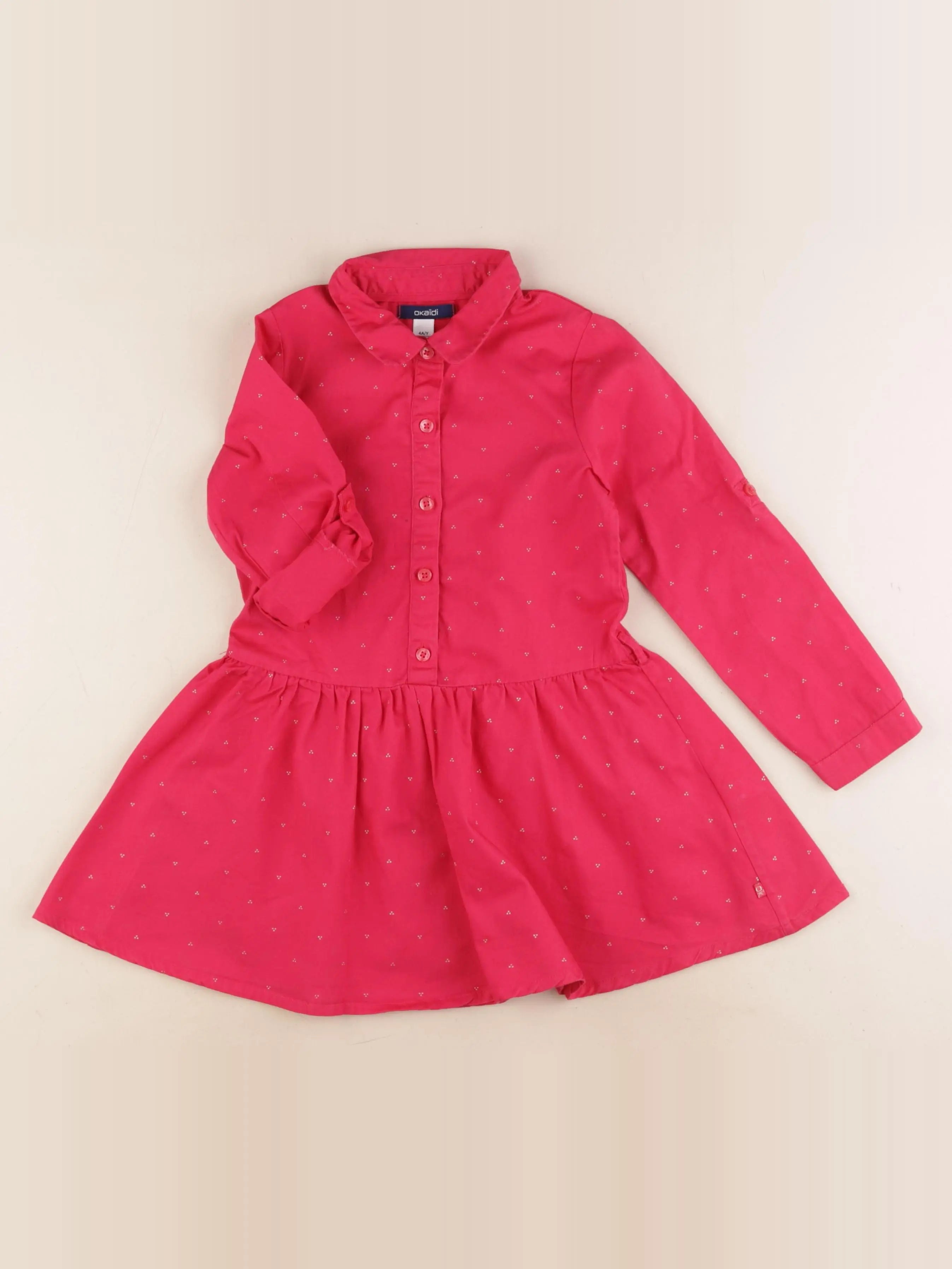 Okaidi - robe rose - 4 ans