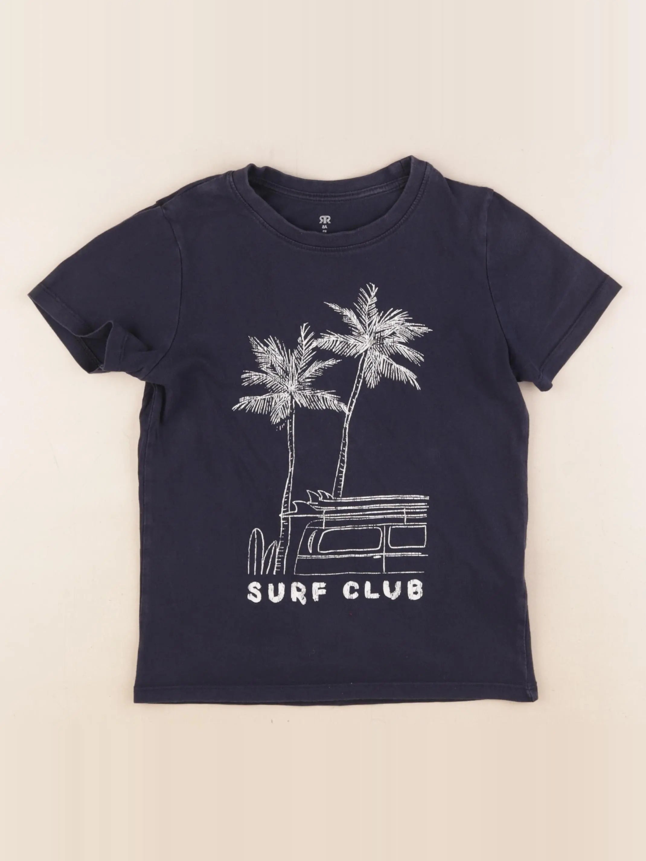La Redoute - tee-shirt bleu - 8 ans