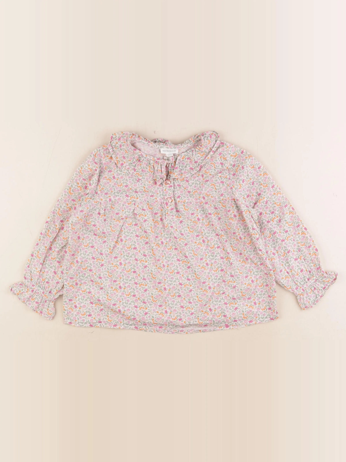 Vertbaudet - blouse multicolore - 5 ans