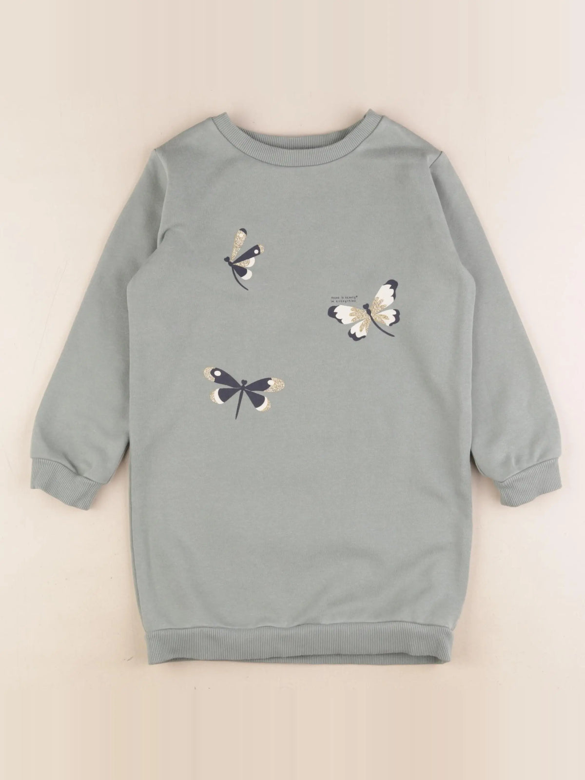 Vertbaudet - robe vert - 4 ans