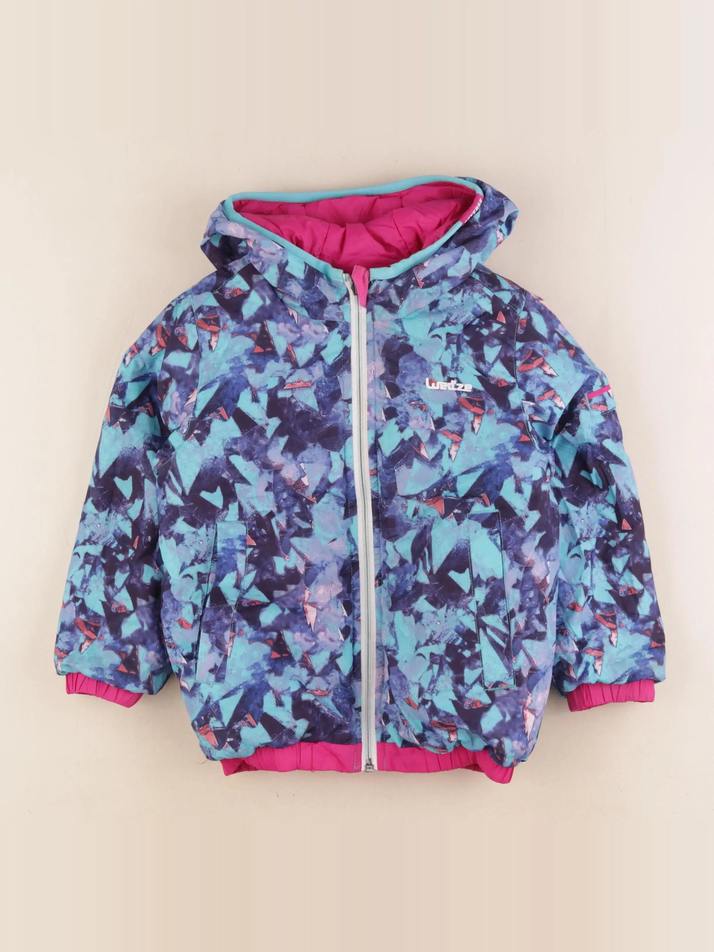 Decathlon ski - manteau de ski rose - 4 ans