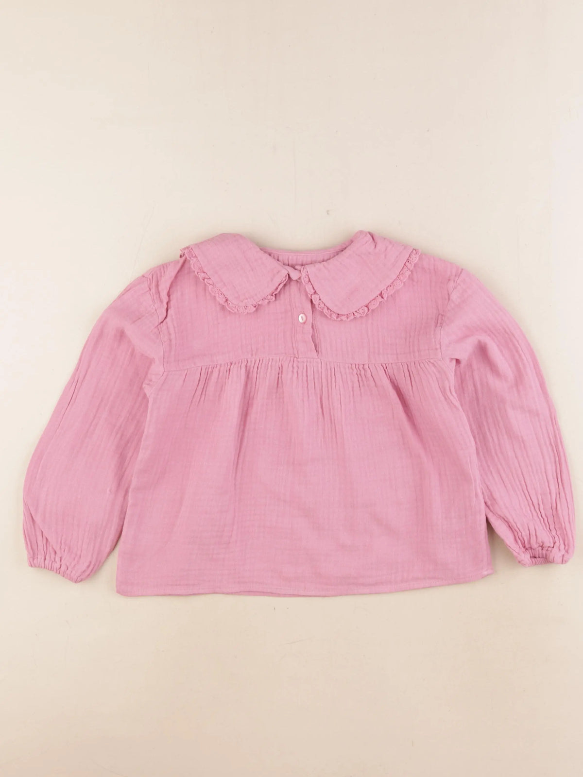 Vertbaudet - blouse rose - 5 ans