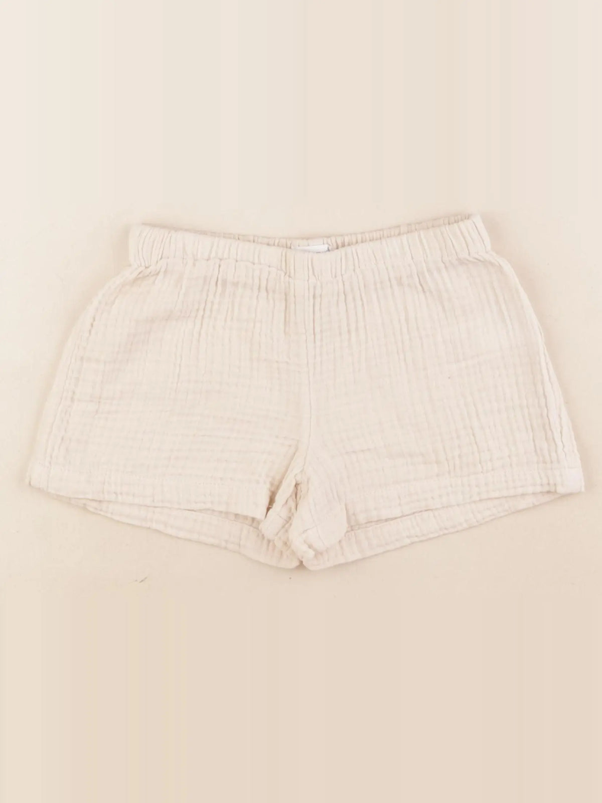 Vertbaudet - short beige - 6 ans
