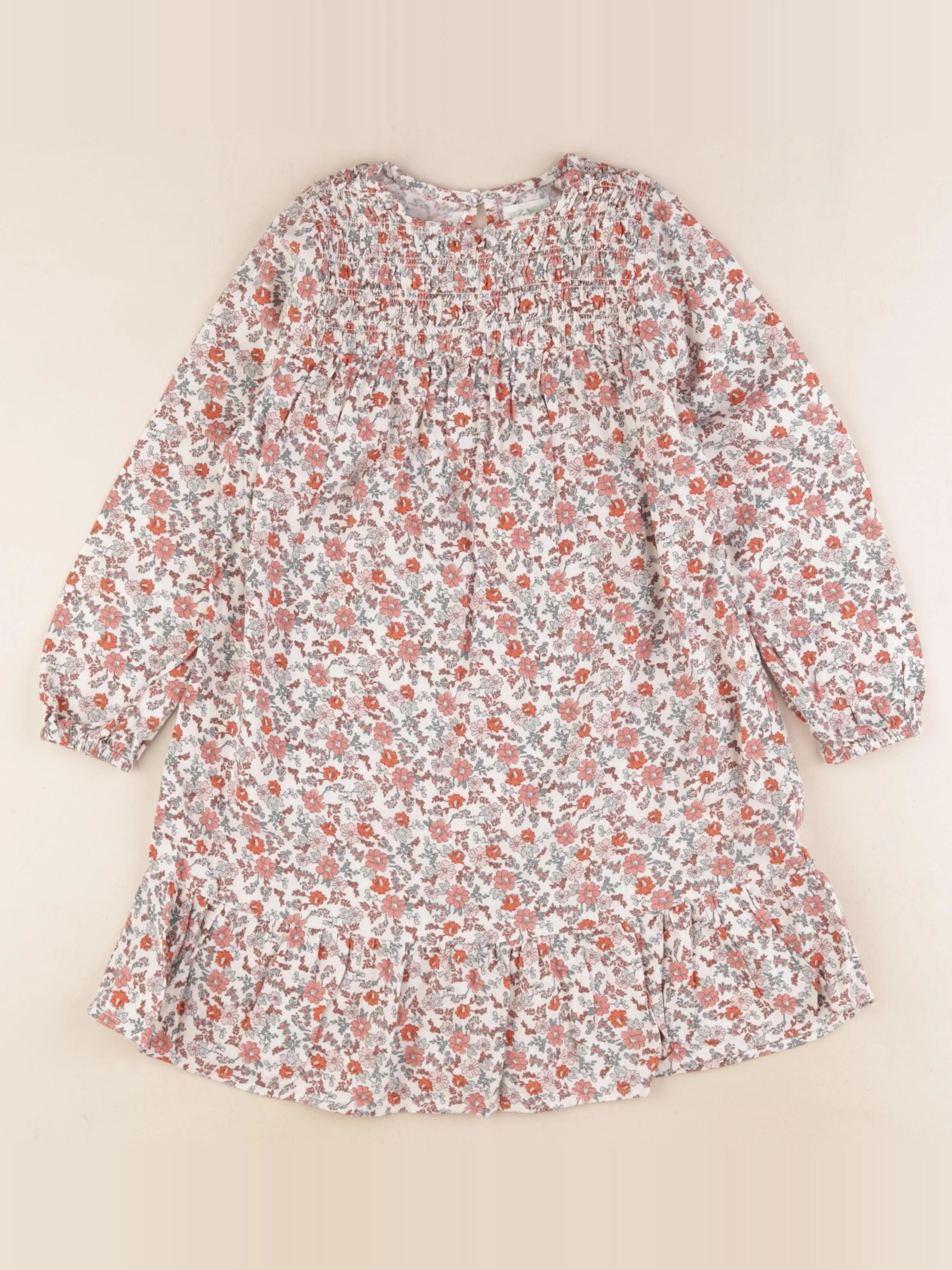 Vertbaudet - robe multicolore - 6 ans