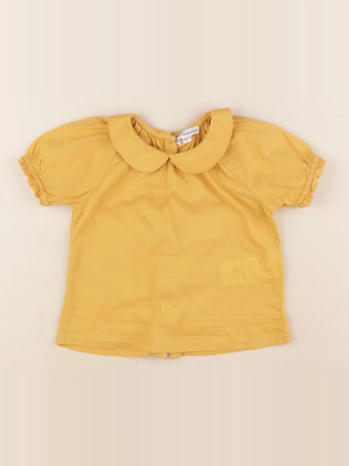 Vertbaudet - blouse jaune - 18 mois