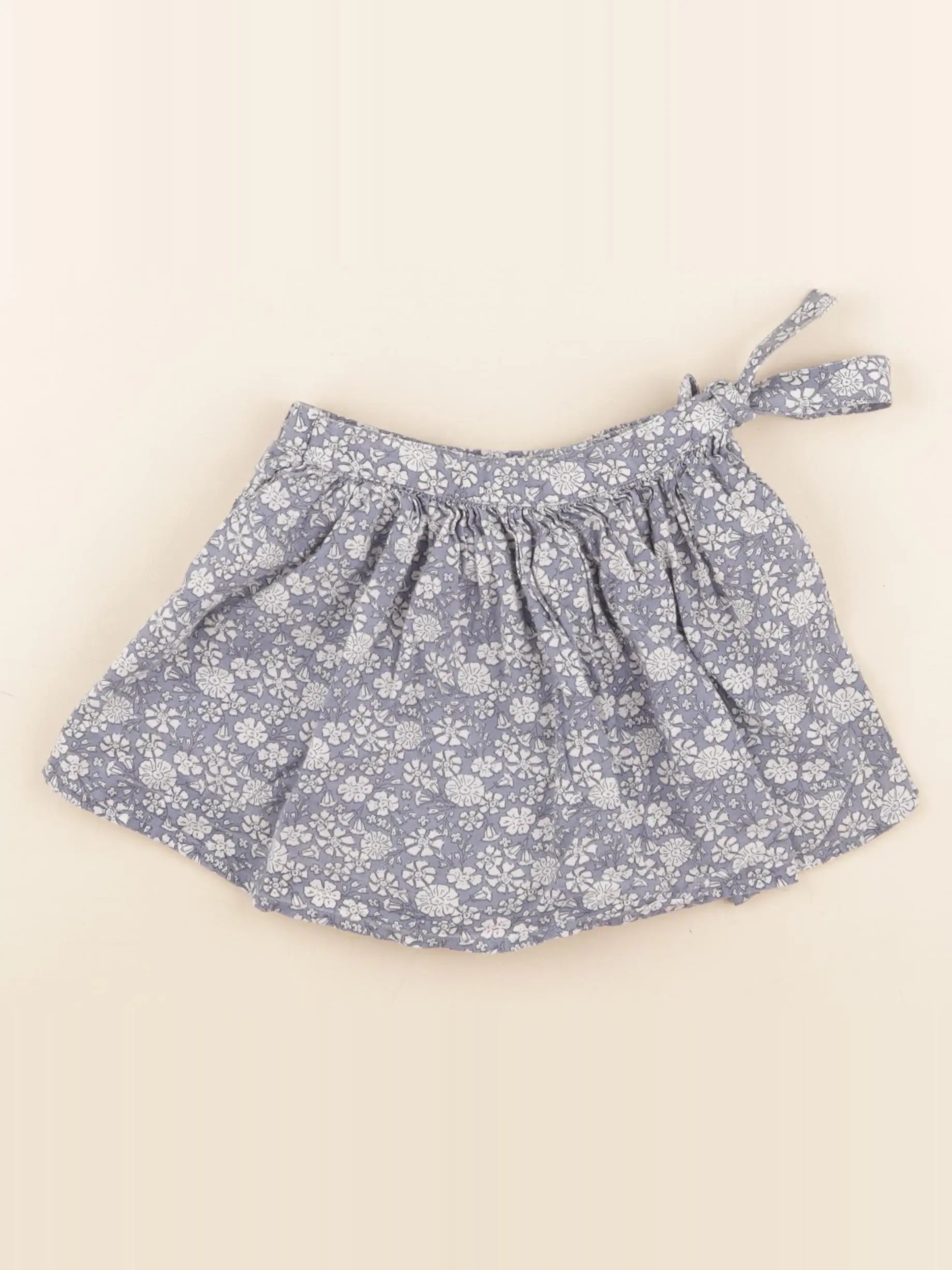 Vertbaudet - jupe short bleu - 3 ans