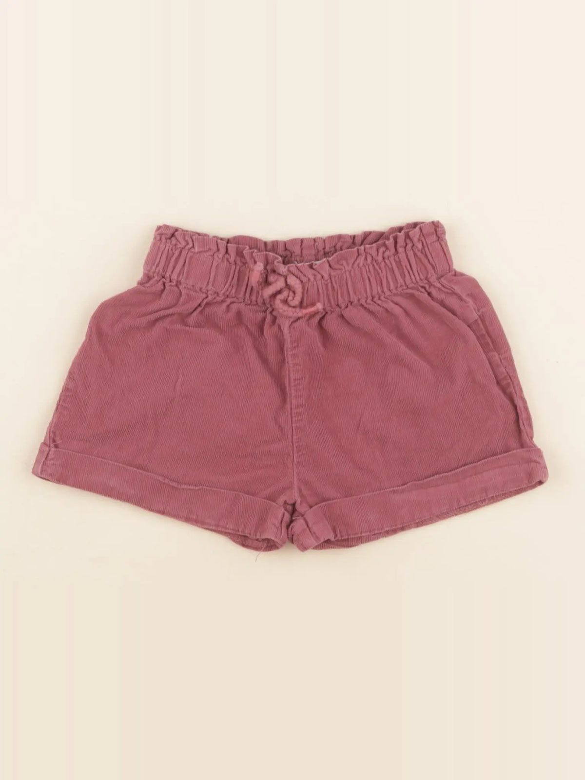 Vertbaudet - short rouge - 18 mois