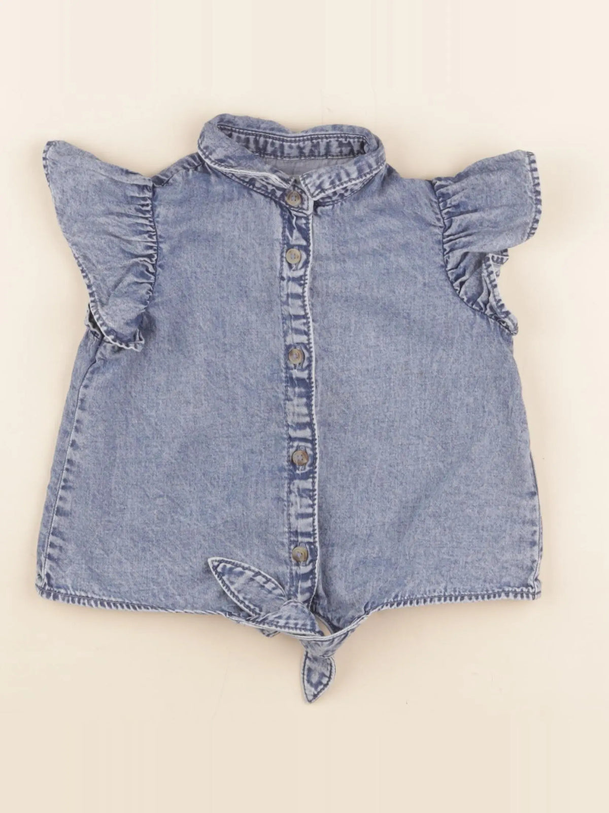 Vertbaudet - blouse bleu - 3 ans