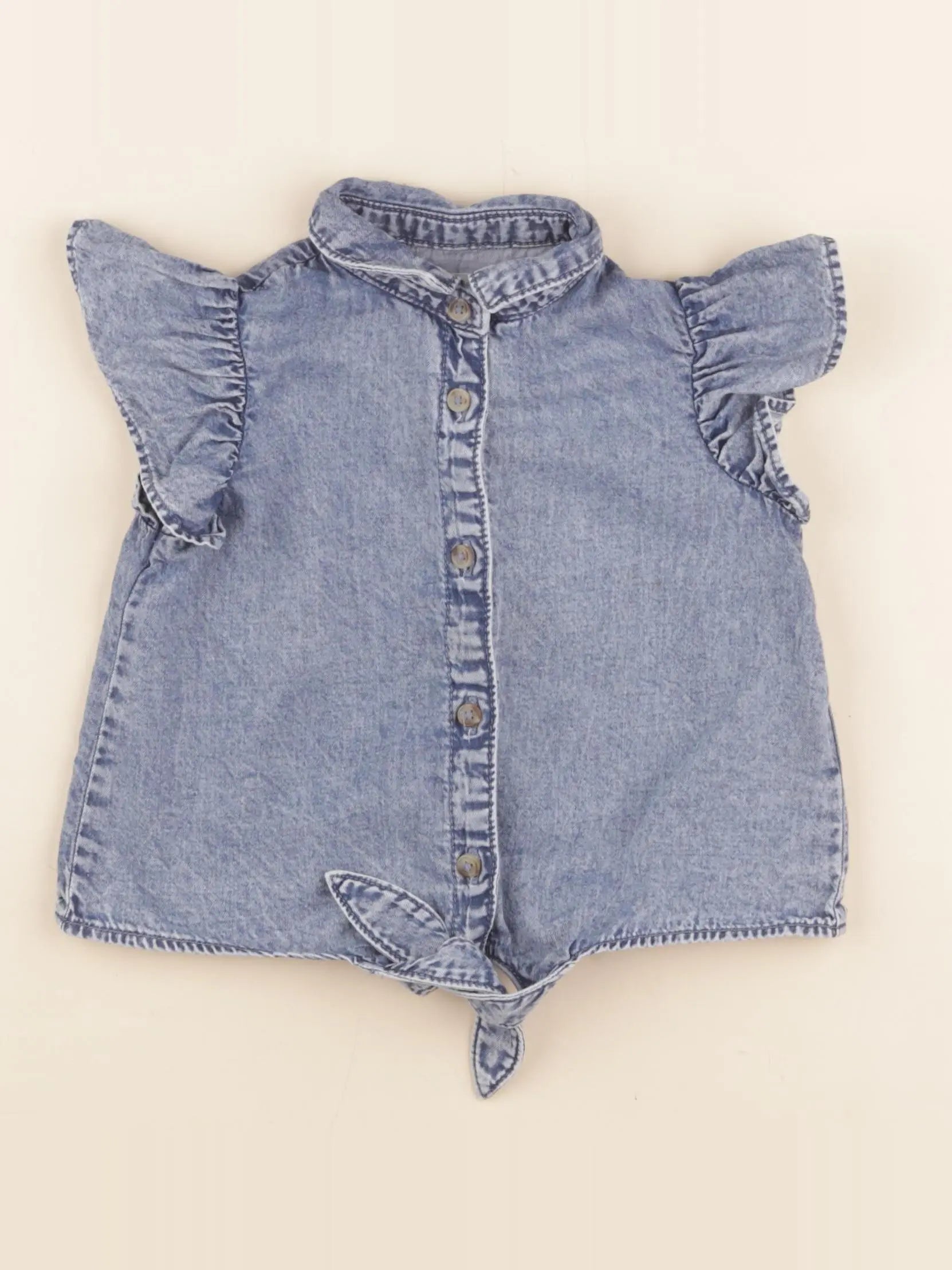 Vertbaudet - blouse bleu - 3 ans