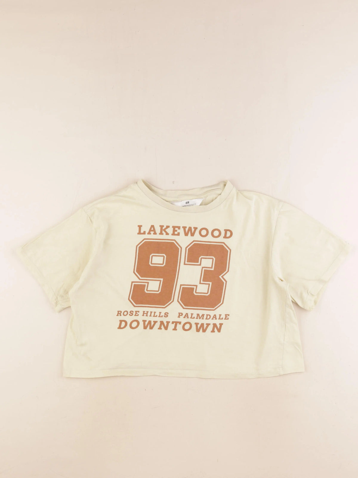 H&M - tee-shirt jaune - 10/12 ans