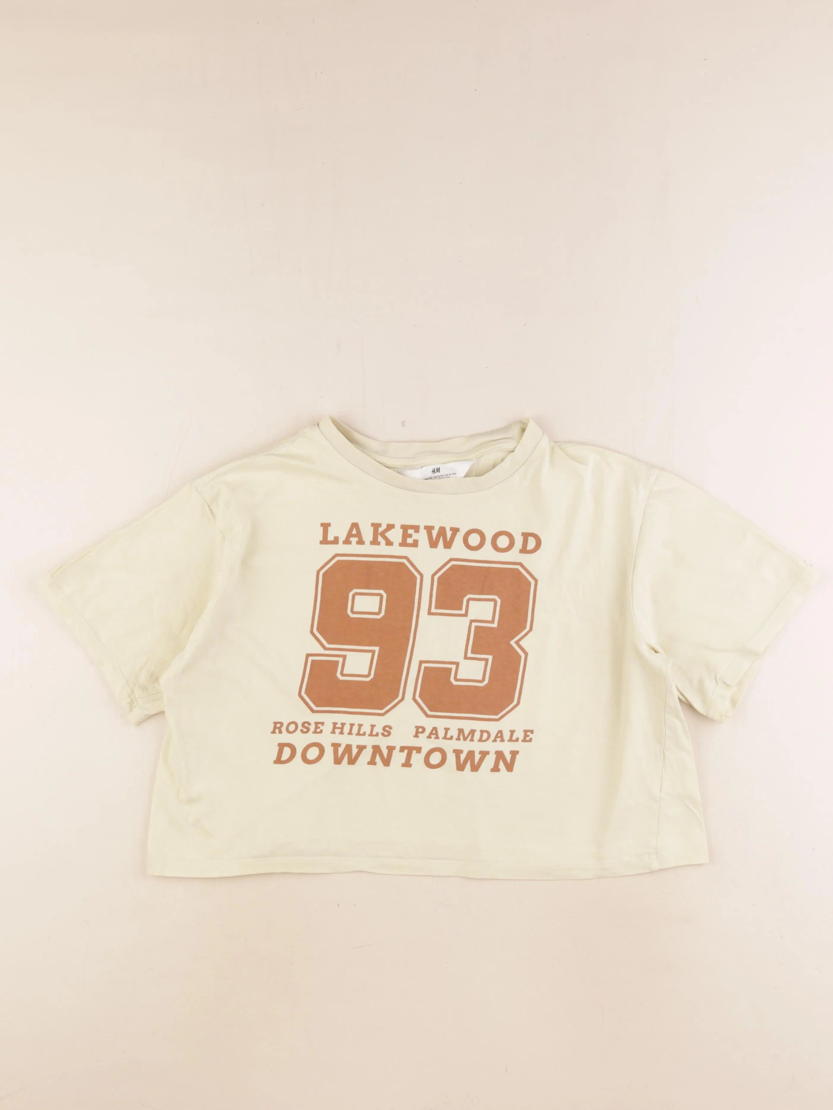 H&M - tee-shirt jaune - 10/12 ans