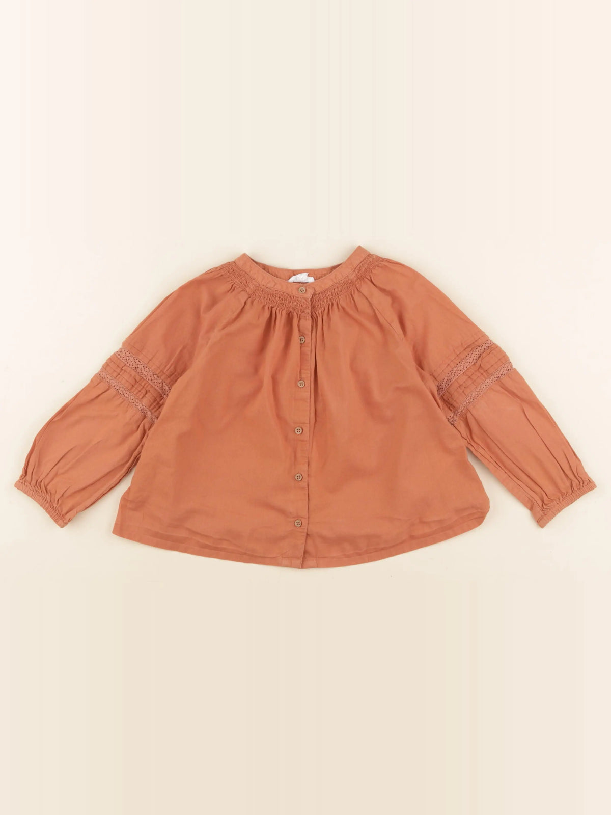 Vertbaudet - blouse orange - 36 mois
