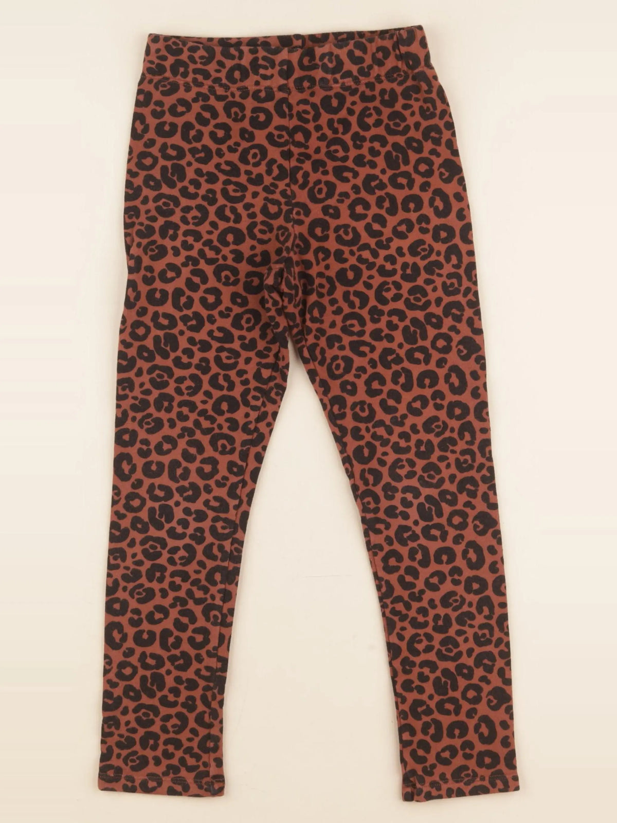 H&M - legging marron - 6/7 ans