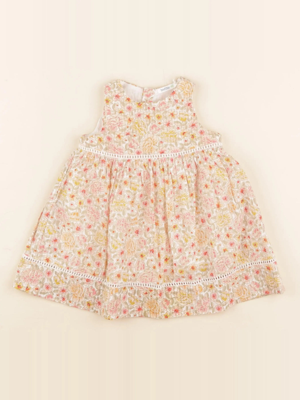 Boutchou - robe multicolore - 6 mois