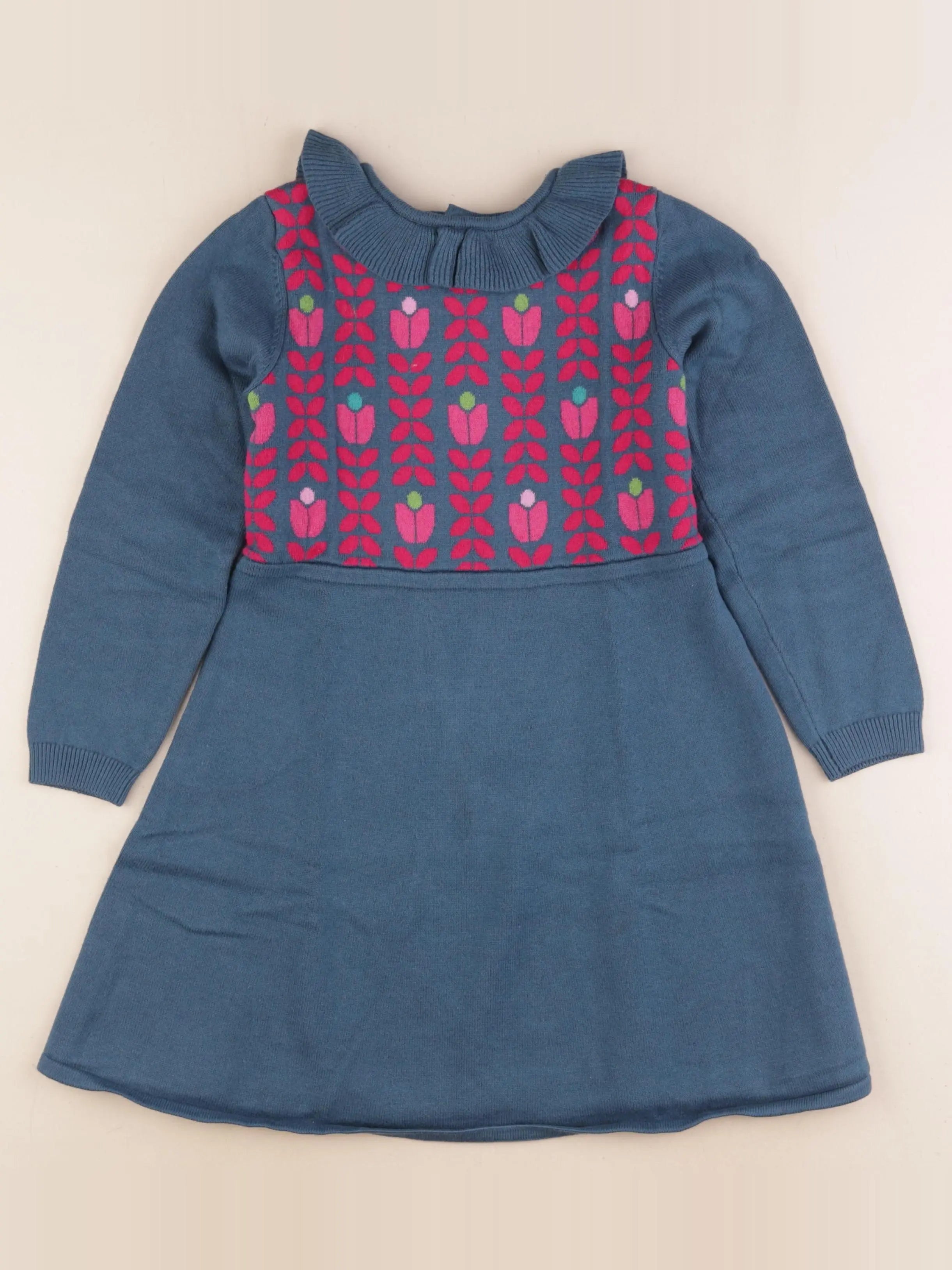 Jacadi - robe bleu - 8 ans