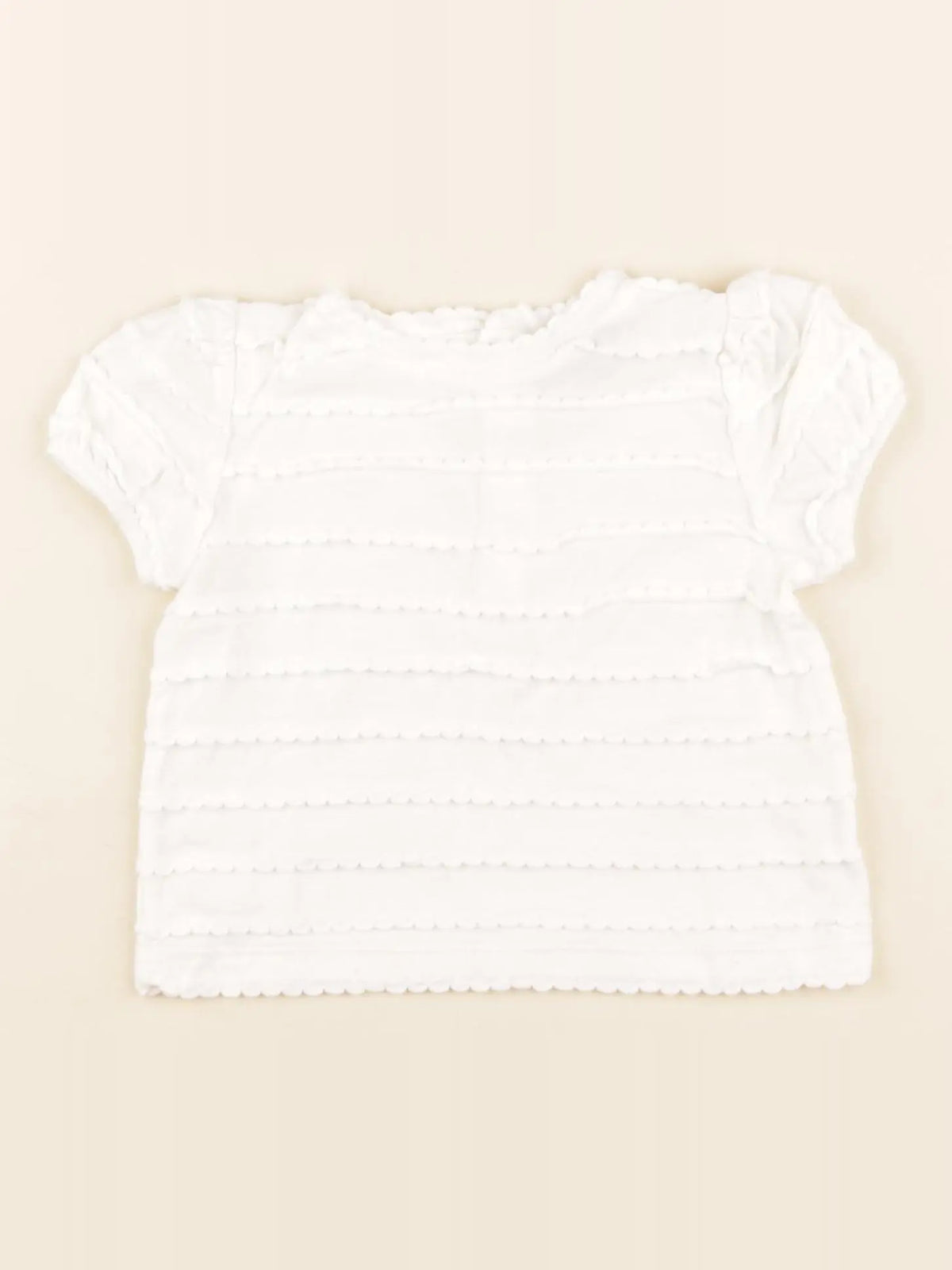 Boutchou - tee-shirt blanc - 6 mois