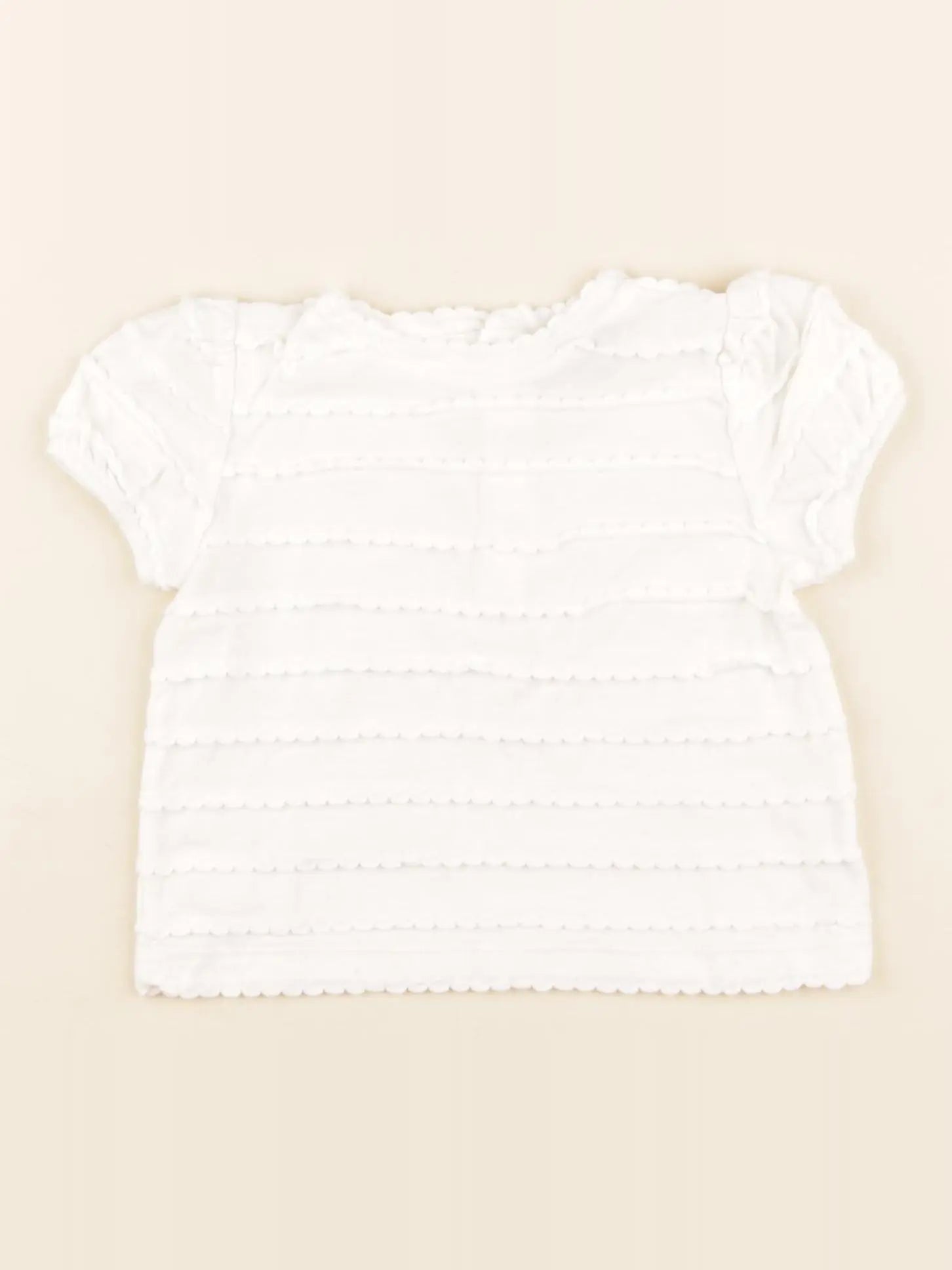 Boutchou - tee-shirt blanc - 6 mois