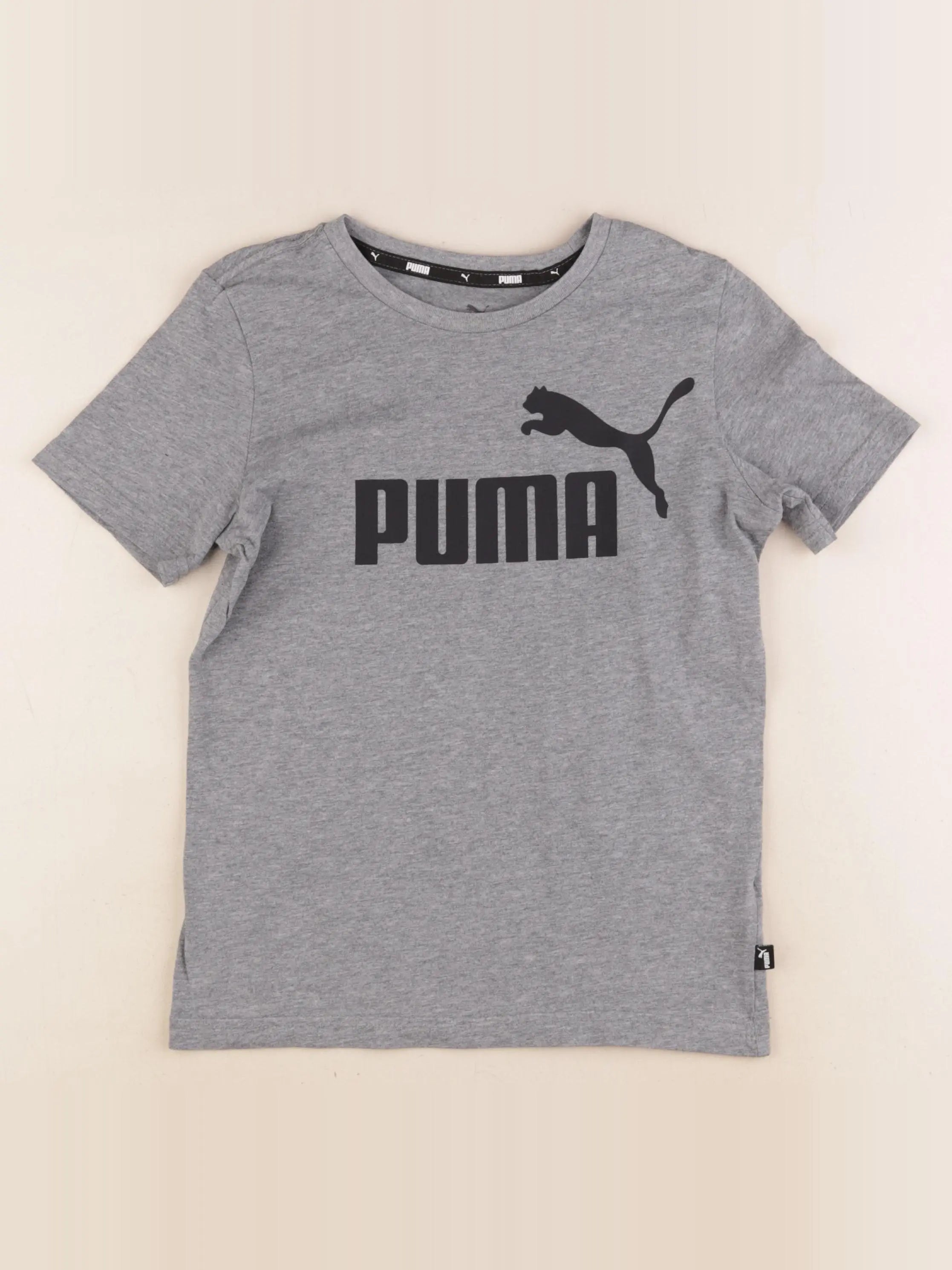 Puma - tee-shirt gris - 9/10 ans