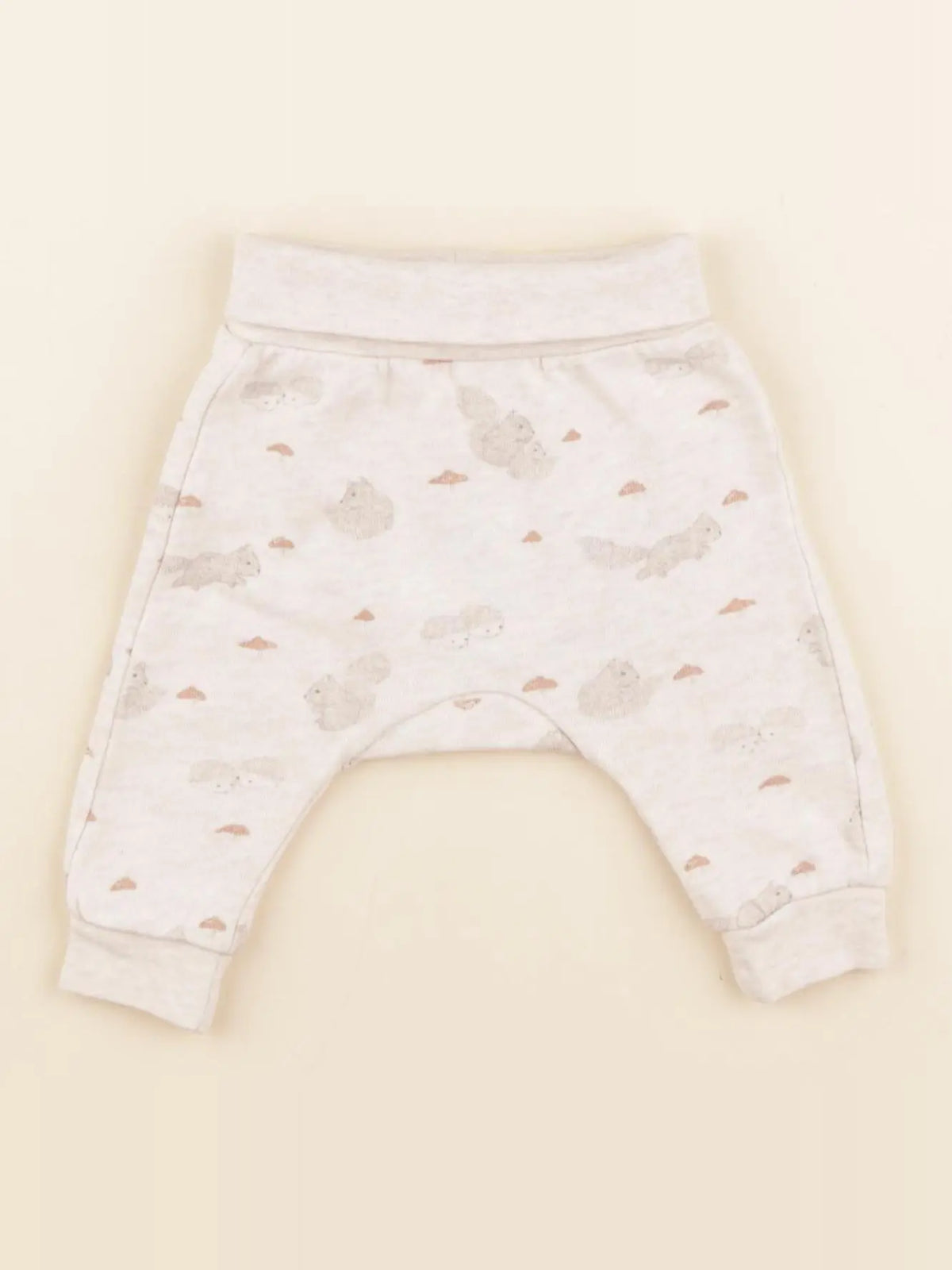 H&M - sarouel beige - 1/2 mois