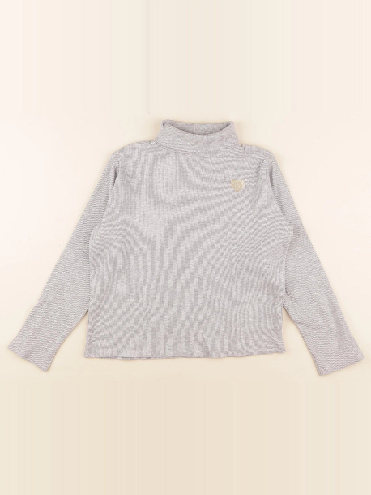 Vertbaudet - sous-pull gris - 12 ans