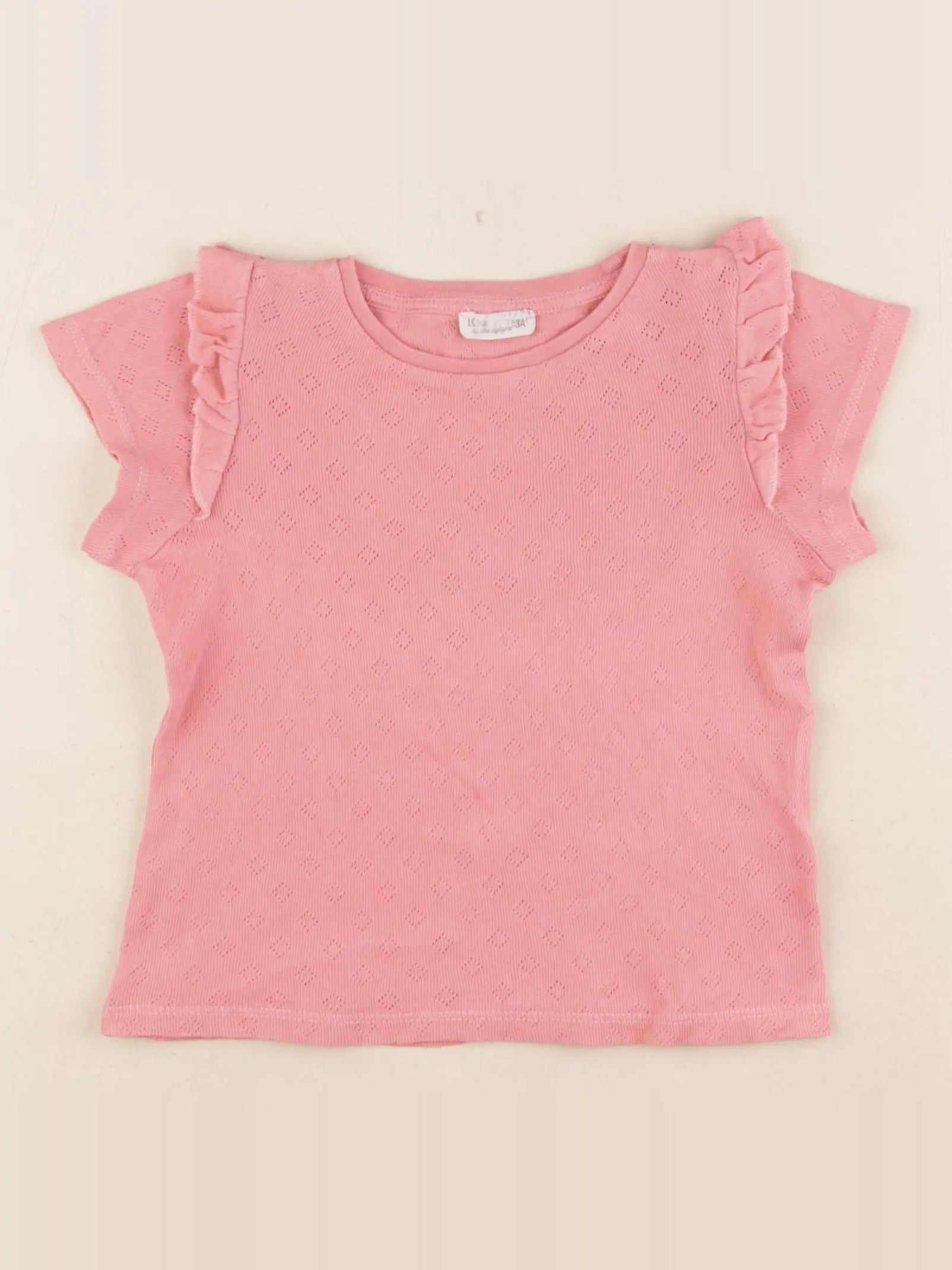 Little Cigogne - tee-shirt rose - 3 ans