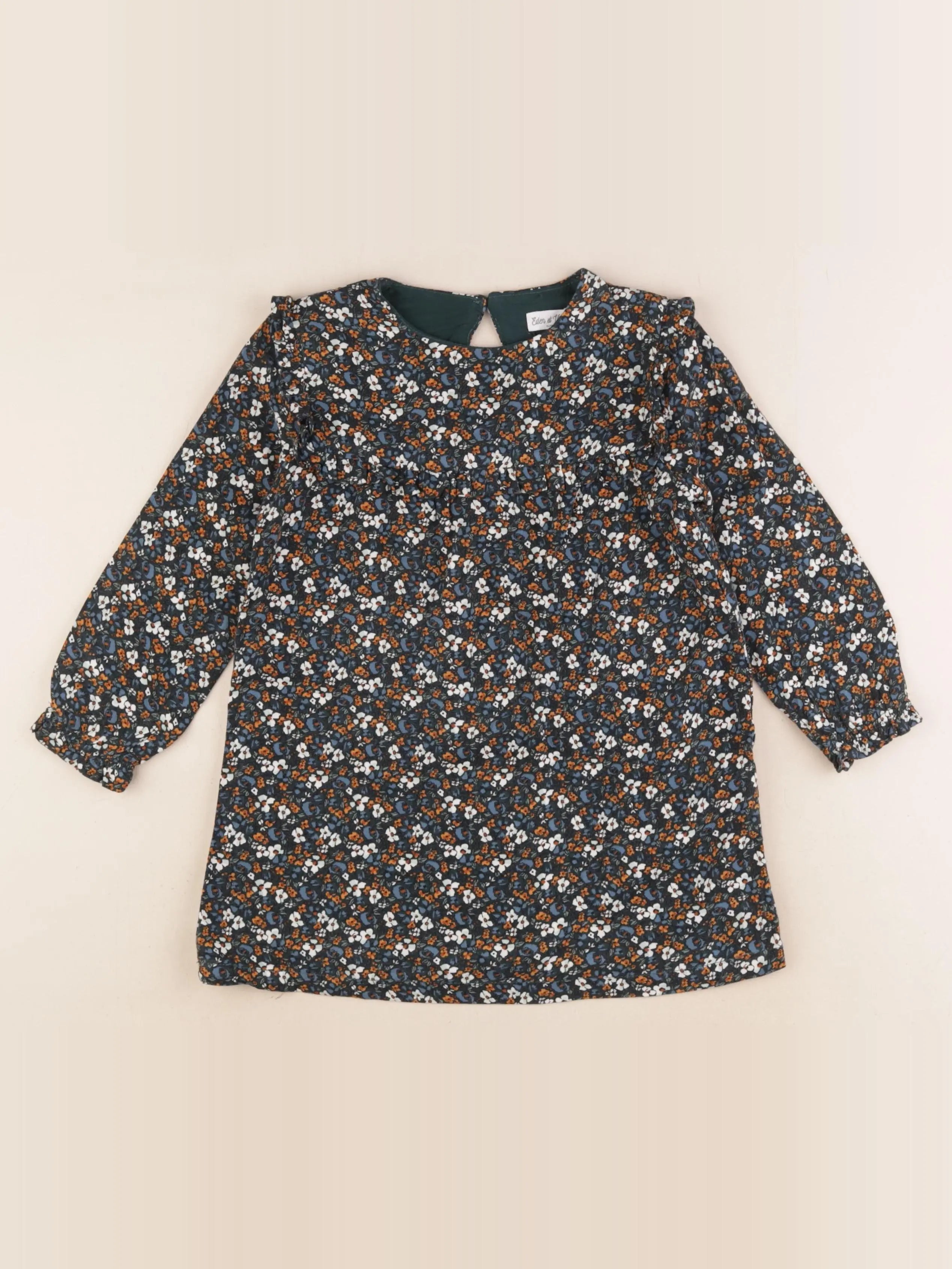 Eden & Victor - robe vert - 4 ans