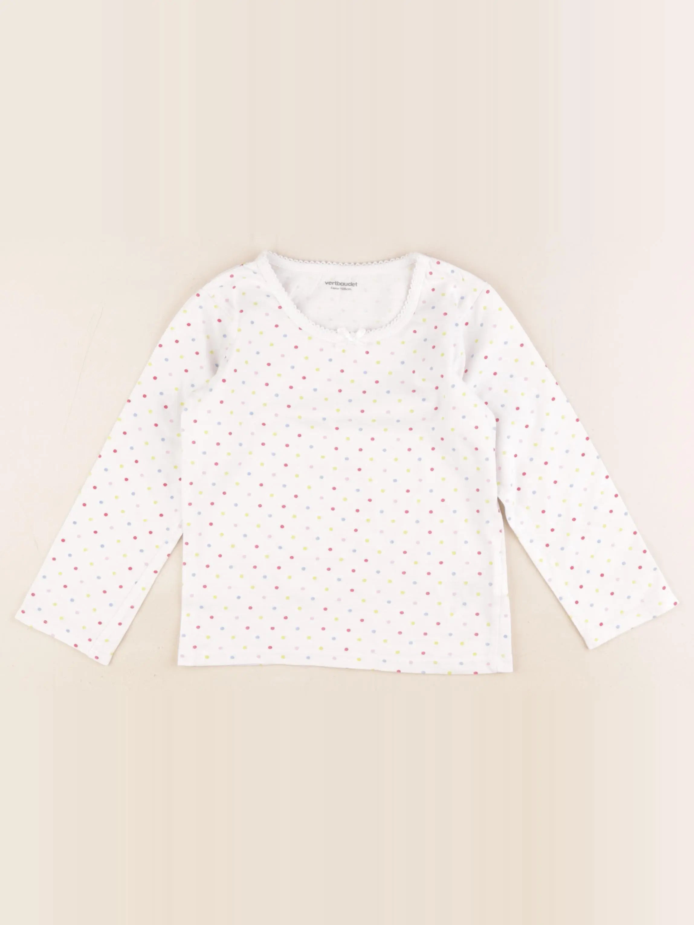 Vertbaudet - maillot de corps blanc - 5 ans