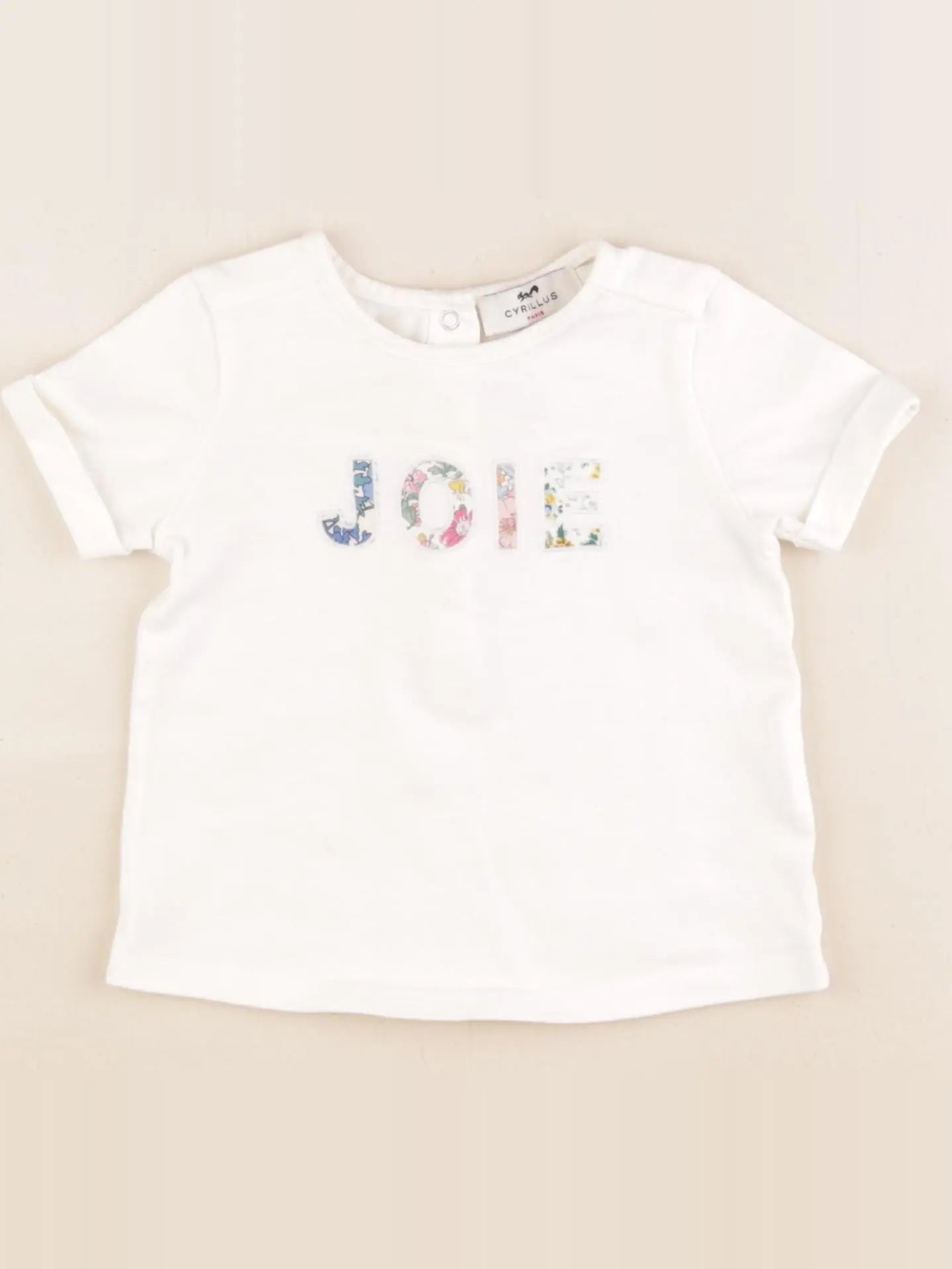 Cyrillus - tee-shirt beige - 9 mois
