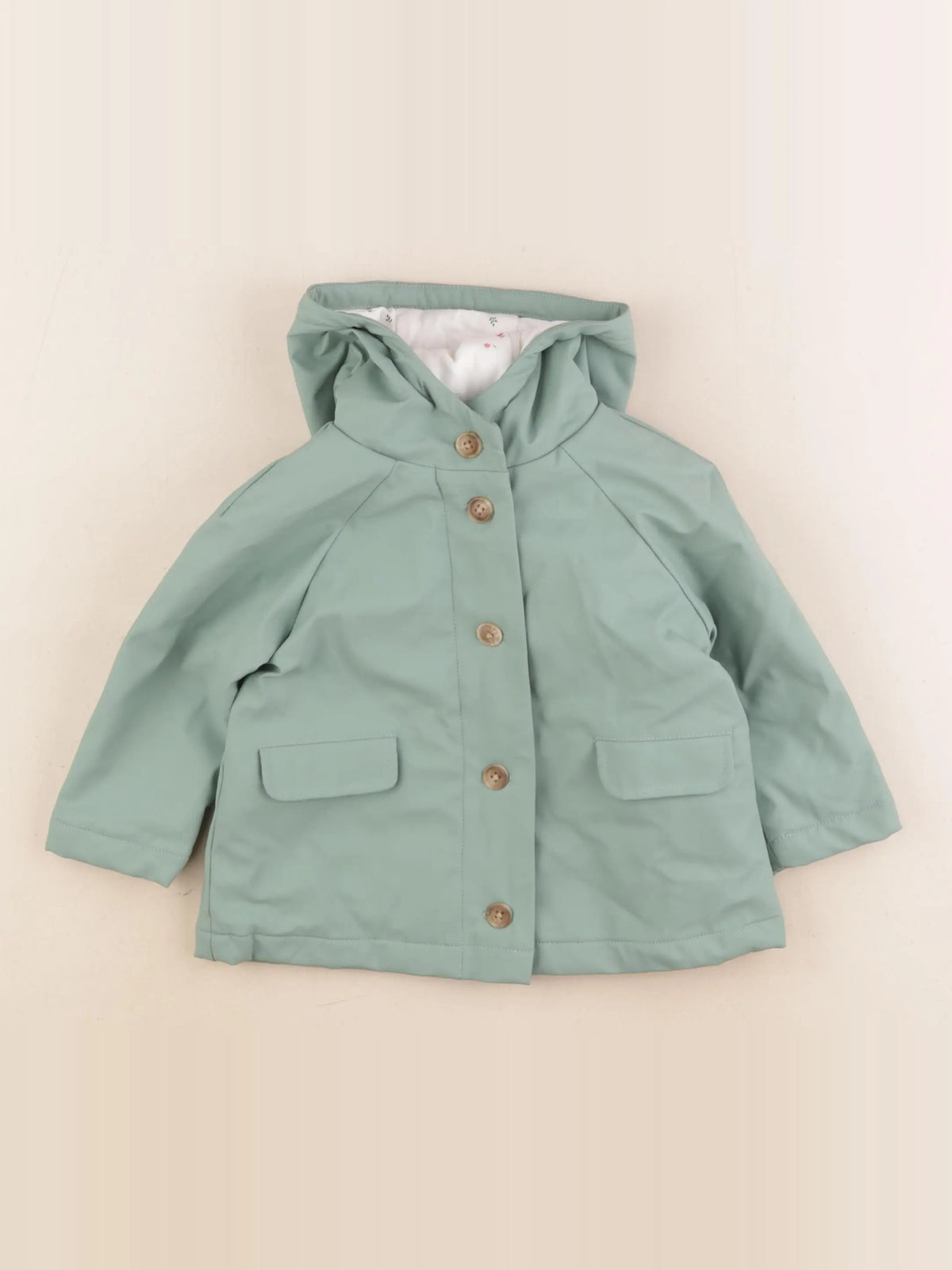 Cyrillus - imperméable vert - 12 mois