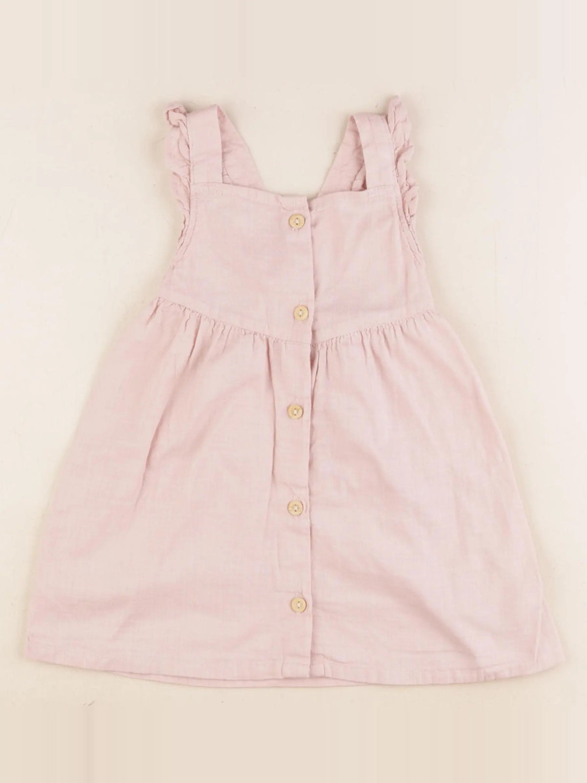 H&M - robe rose - 12/18 mois