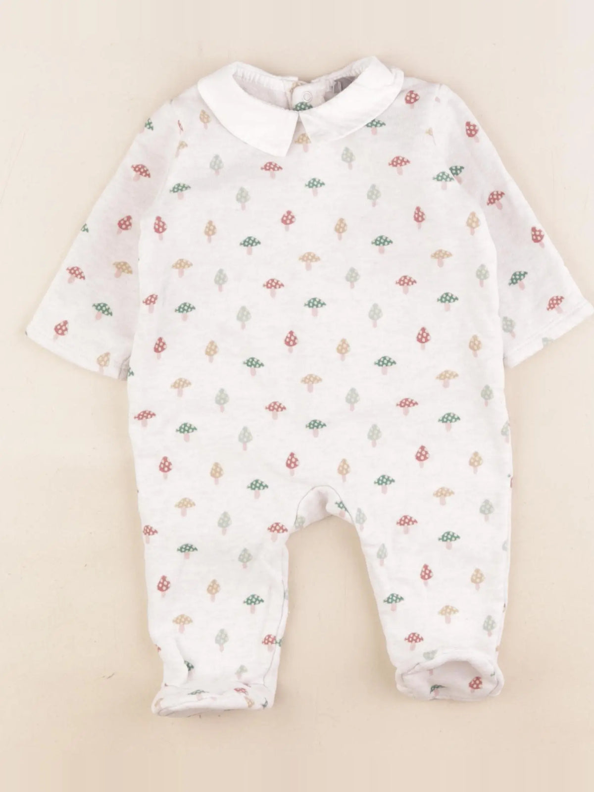 Boutchou - pyjama coton gris - 6 mois